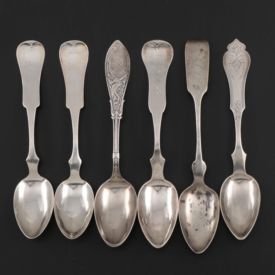 American Sterling Silver and 800 Silver Teaspoons