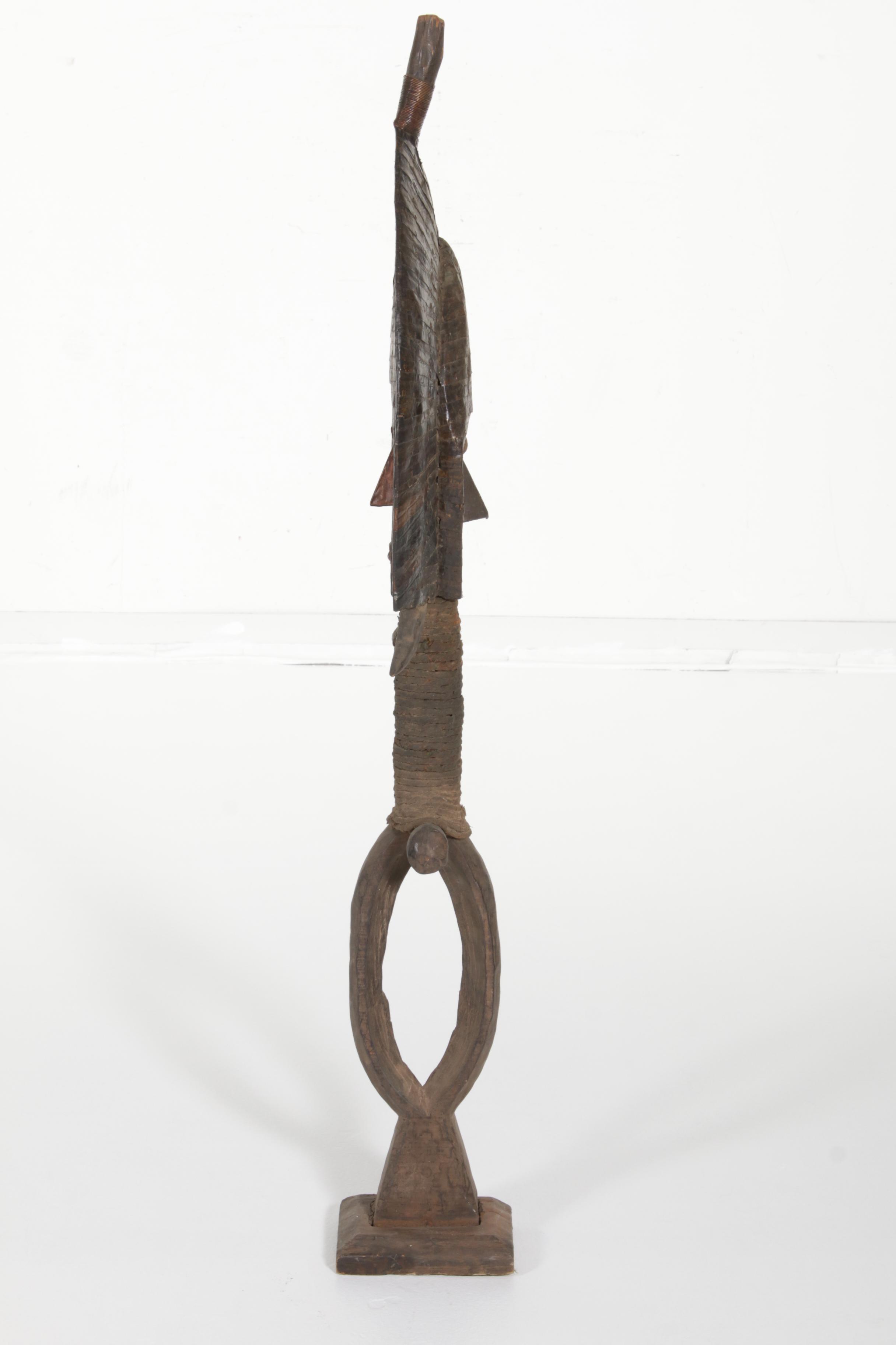 Kota-Mahongwe Reliquary Guardian Figure, Gabon, 20th Century