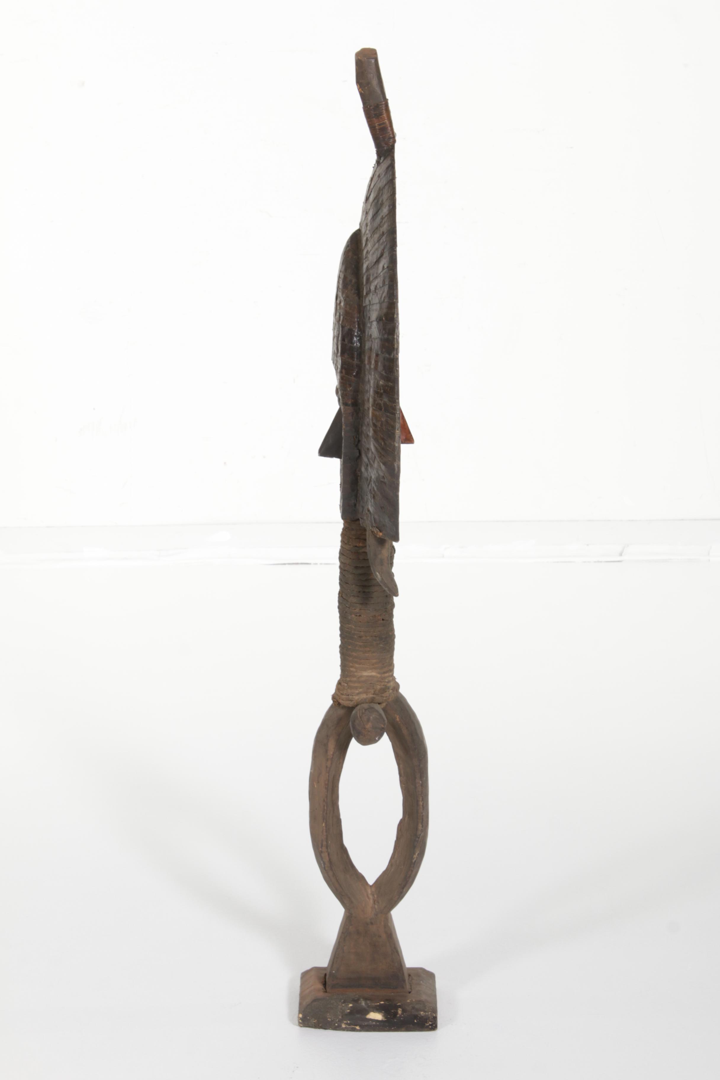 Kota-Mahongwe Reliquary Guardian Figure, Gabon, 20th Century