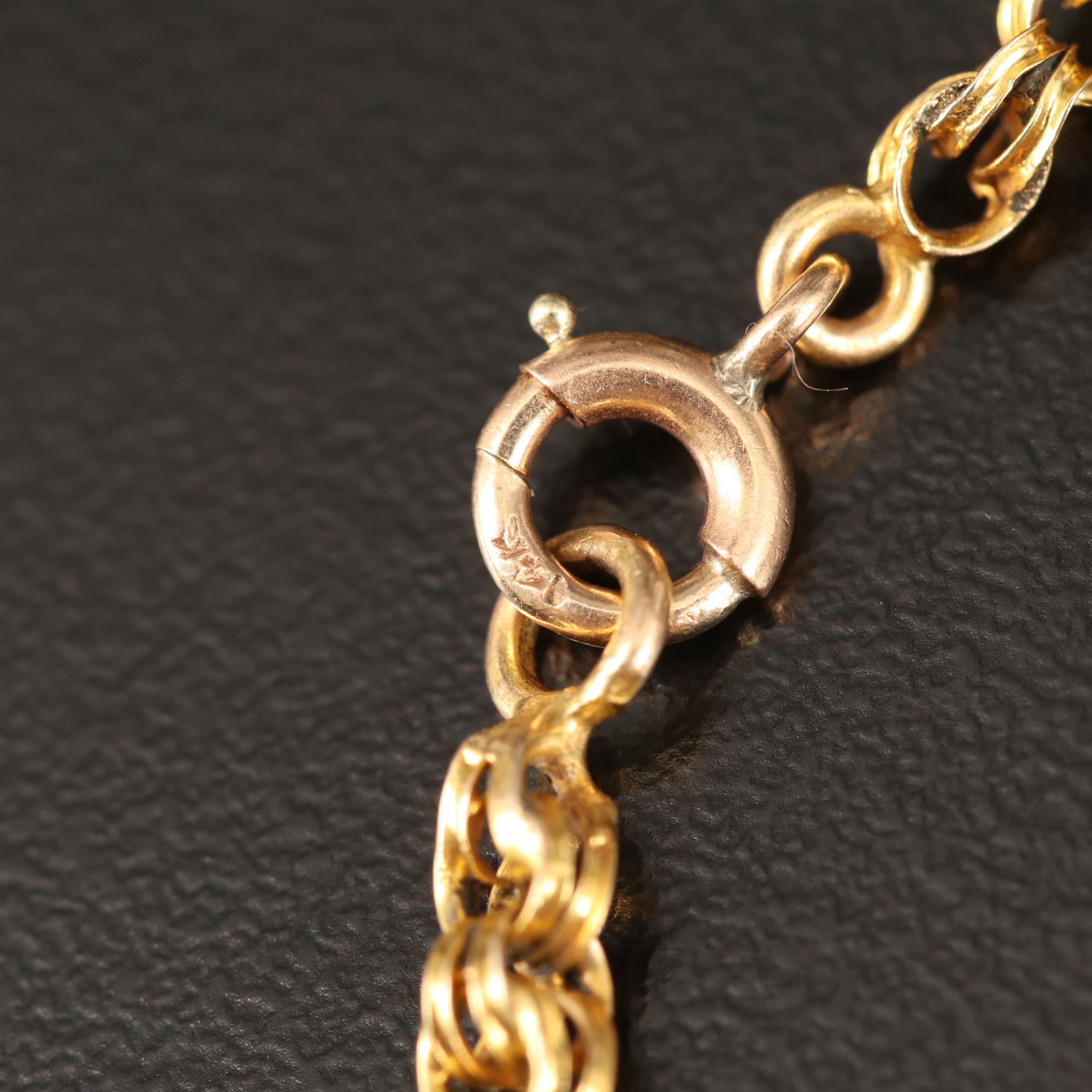 Mid Victorian 14K Black Onyx and Pearl Mourning Necklace