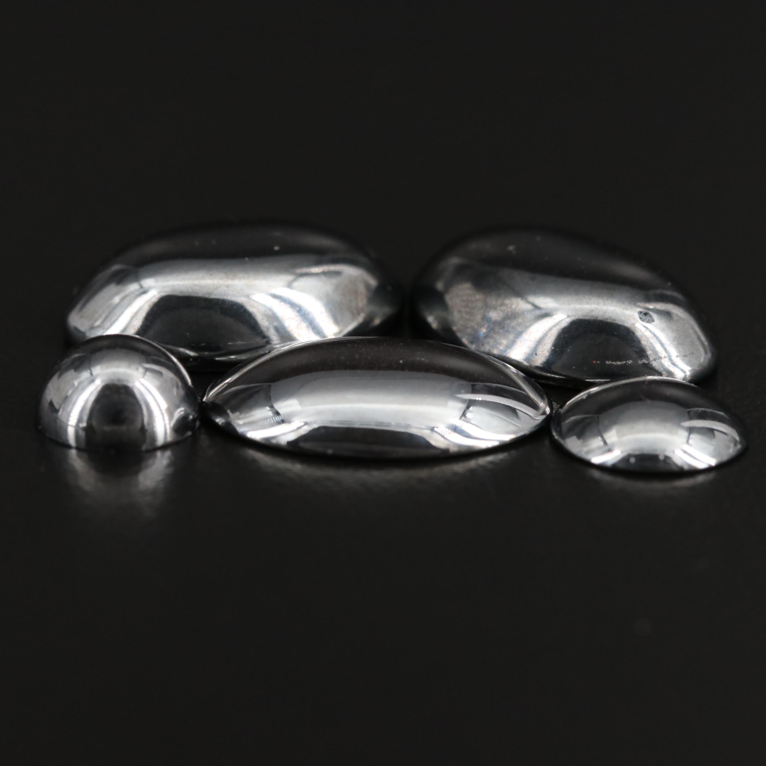 Loose Cabochon Imitation Hematites