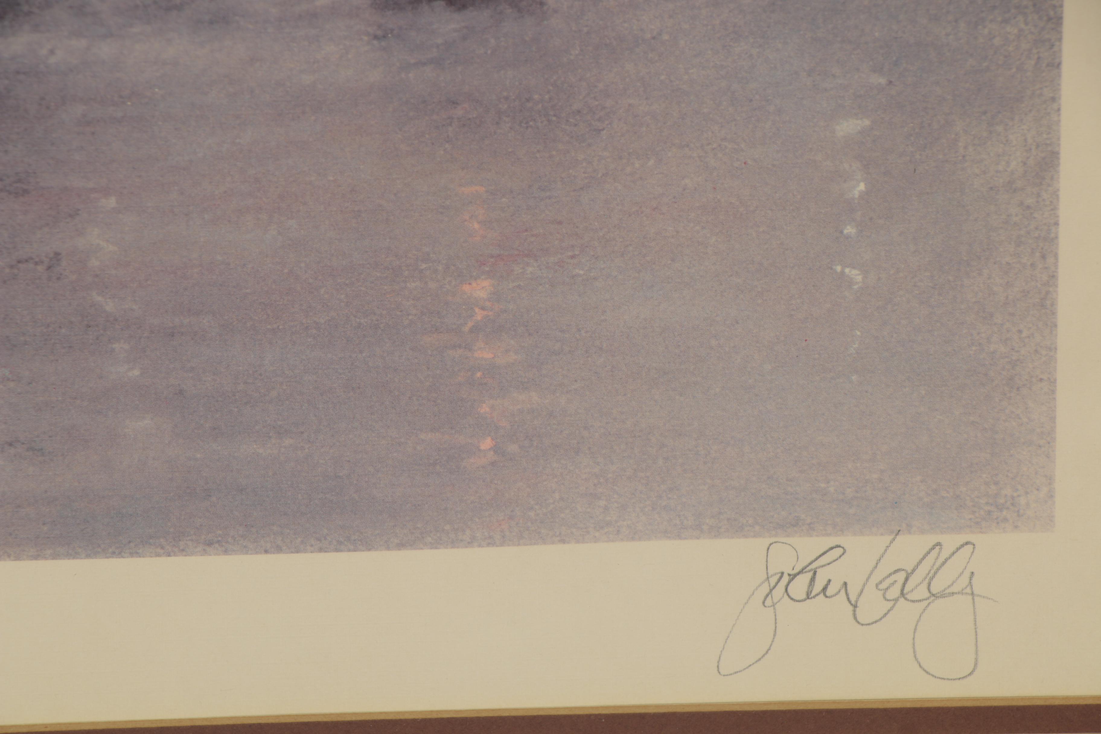 John Kelly Offset Lithograph "Nocturne," Late 20th Century