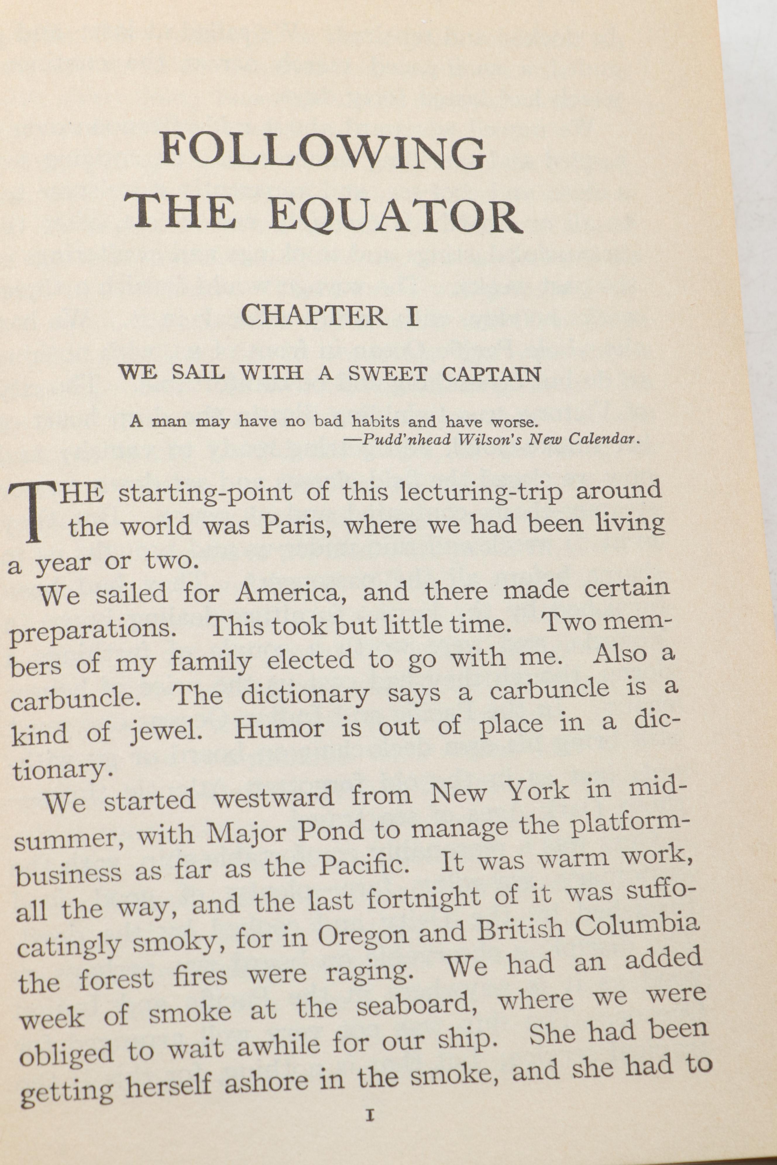 "Complete Works of Mark Twain" American Artists Edition Twenty-Four Volume Set