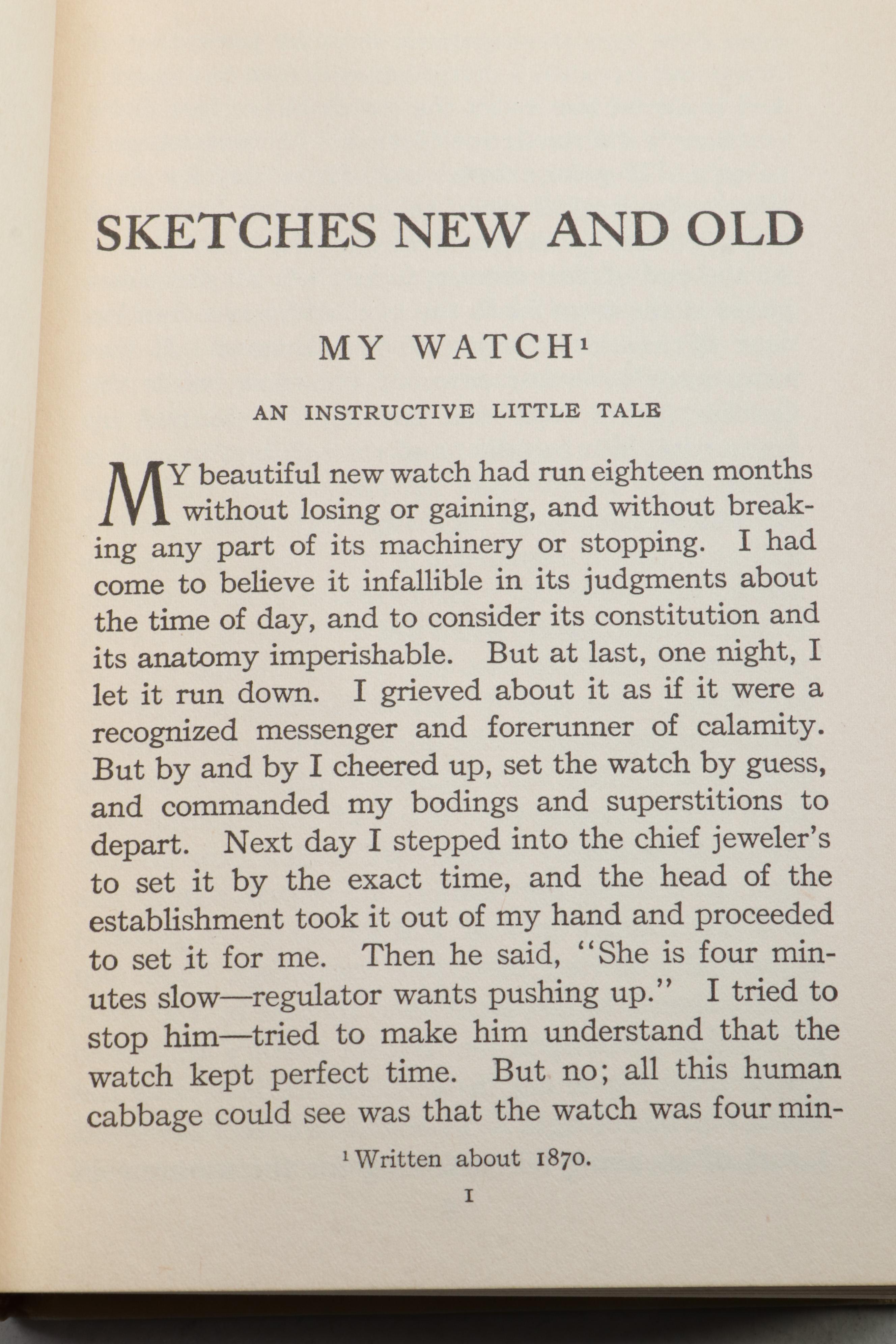 "Complete Works of Mark Twain" American Artists Edition Twenty-Four Volume Set