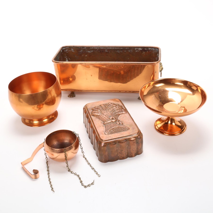 Coppercraft Guild and Other Copper Table Accessories