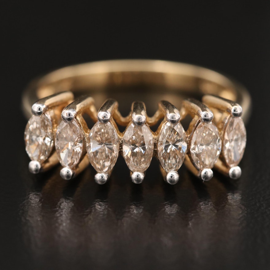 10K 1.01 CTW Diamond Ring