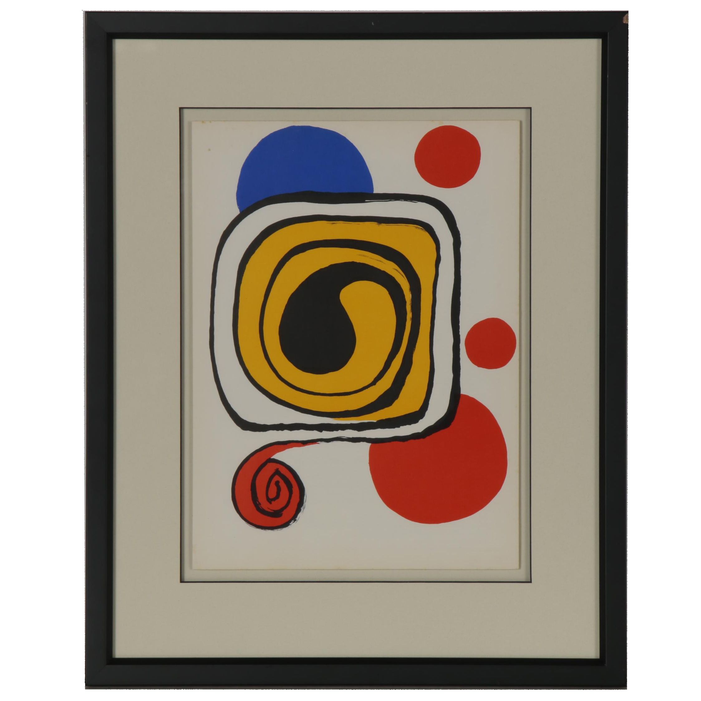Alexander Calder Color Lithograph for "Derrière le Miroir," 1971