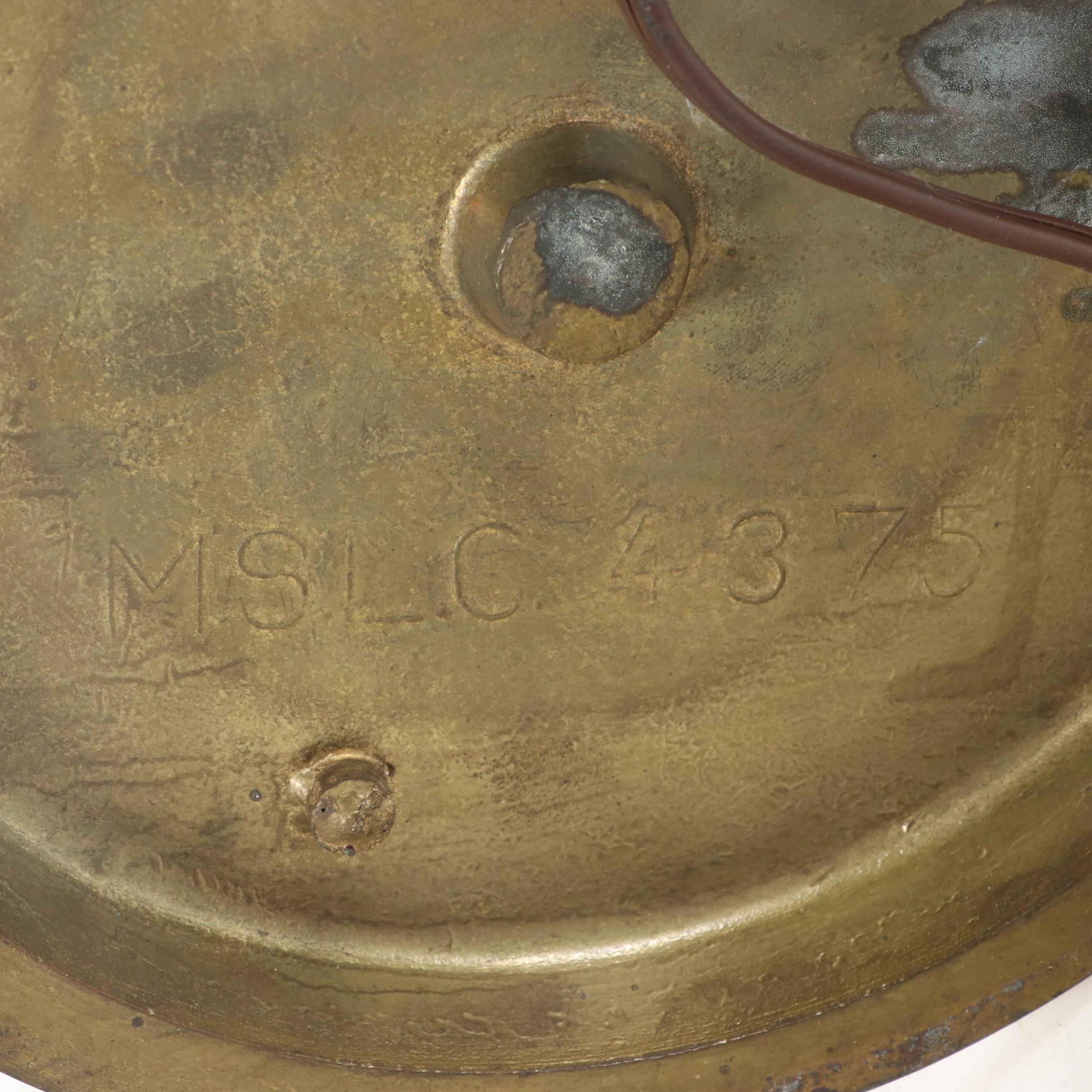 Gilbert Rohde for Mutual Sunset Lamp Co. Brass Umbrella Floor Lamp, Mid-20th C