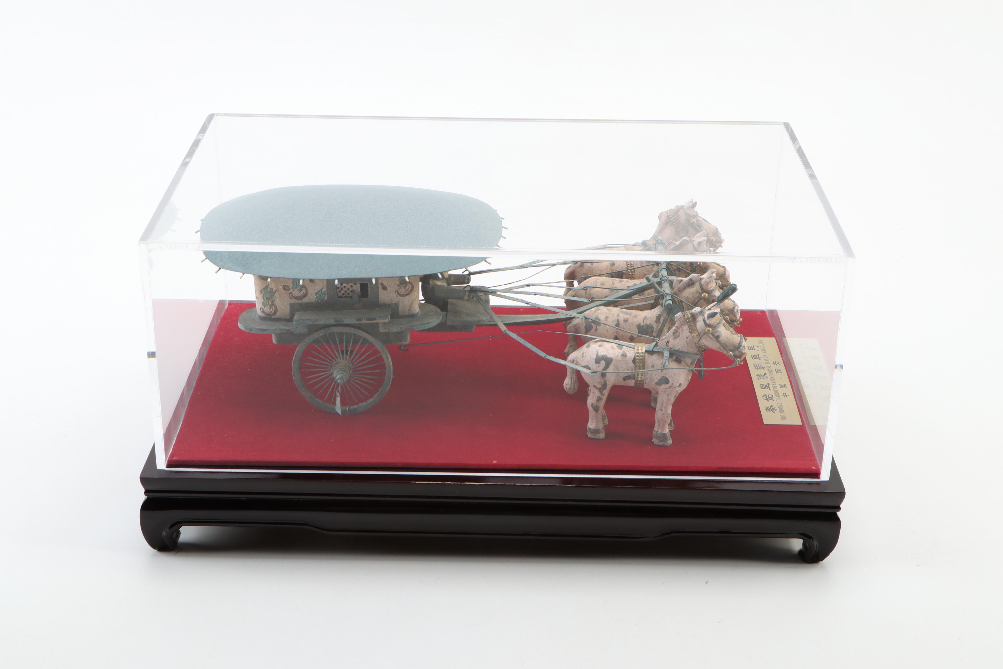 Model of the Bronze Chariot from Emperor Qin Shi Huang's Mausoleum