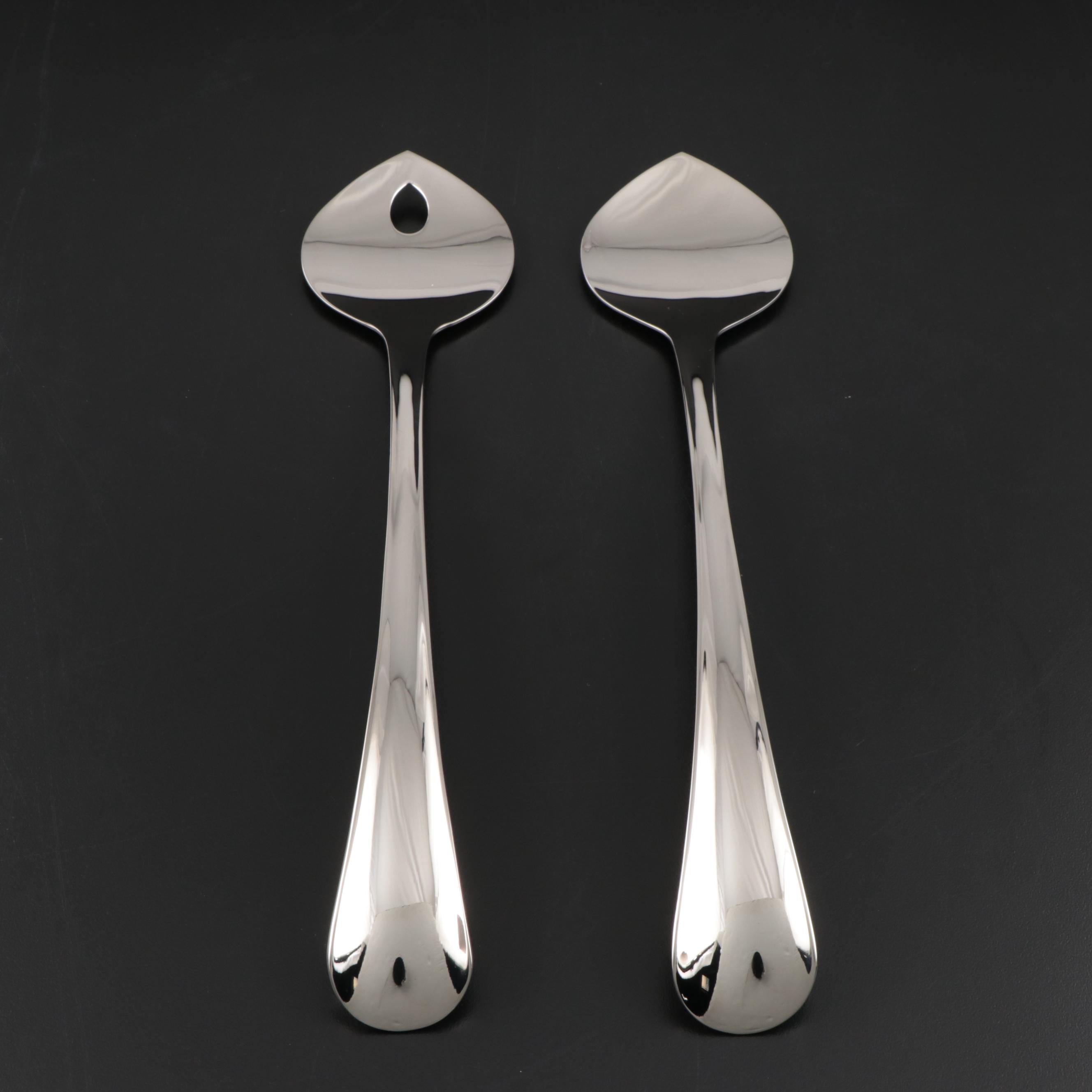 Georg Jensen Stainless Steel Serving Utensils with Pepper Mill