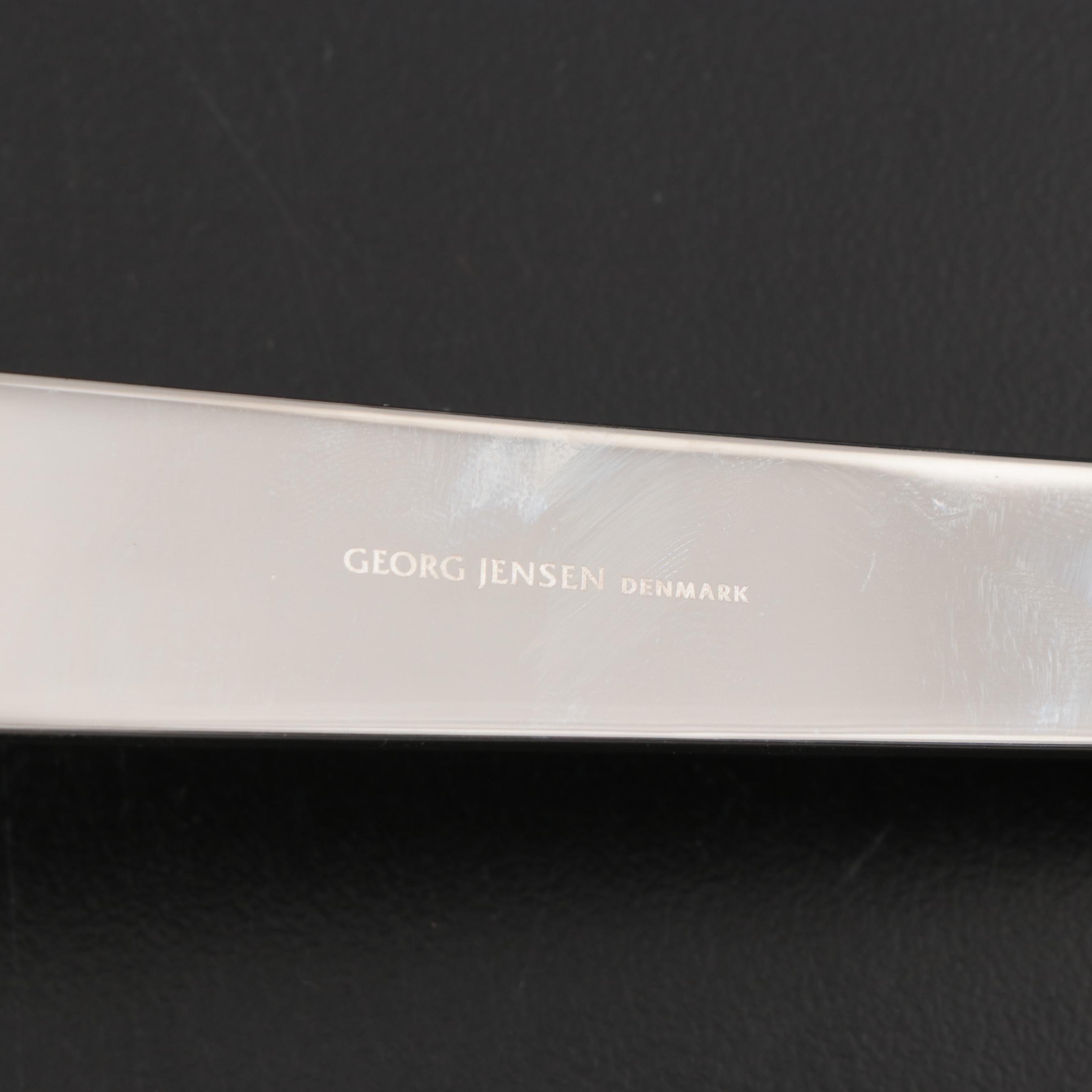 Georg Jensen "Jean Nouvel" and "Arne Jacobsen" Stainless Steel Flatware