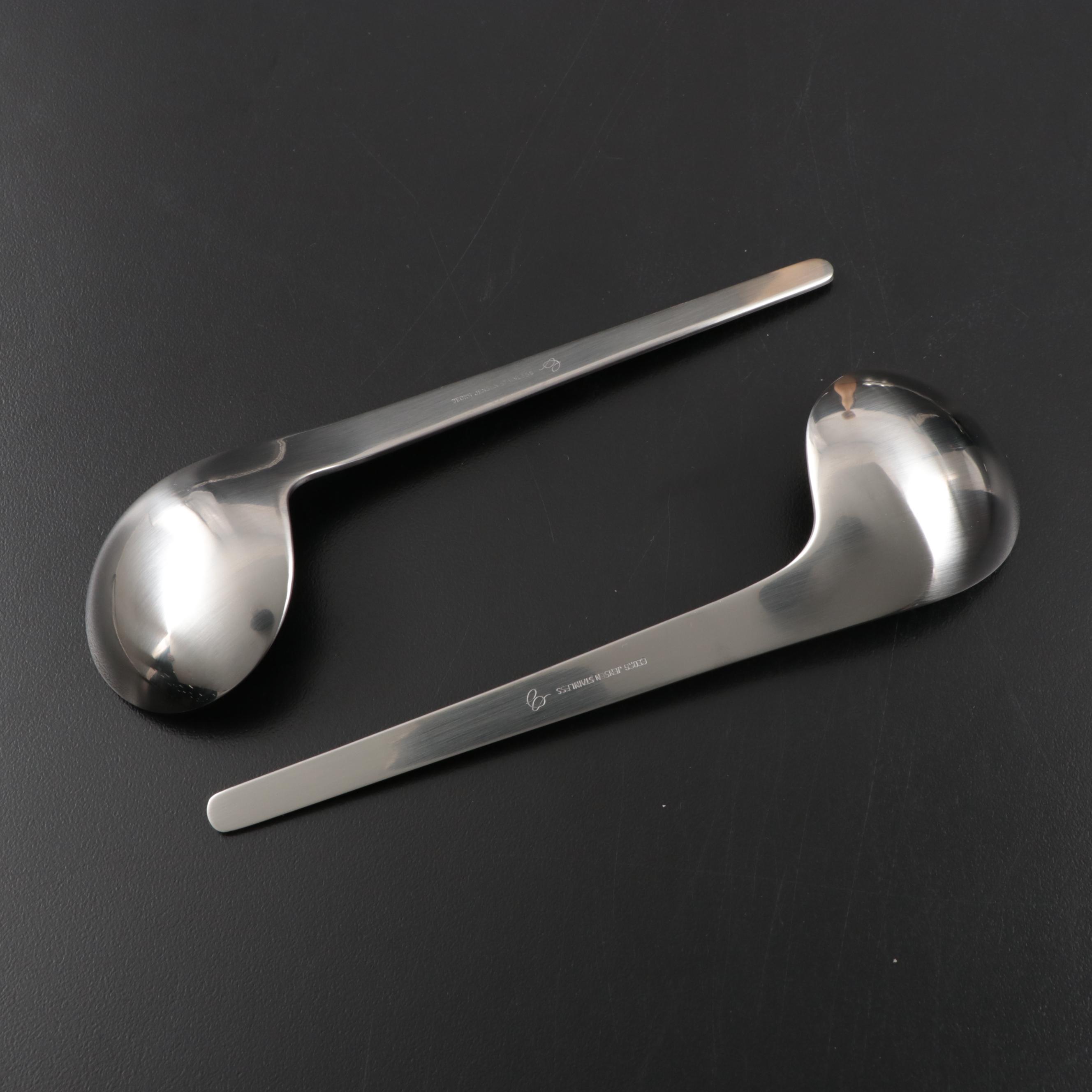 Georg Jensen "Jean Nouvel" and "Arne Jacobsen" Stainless Steel Flatware
