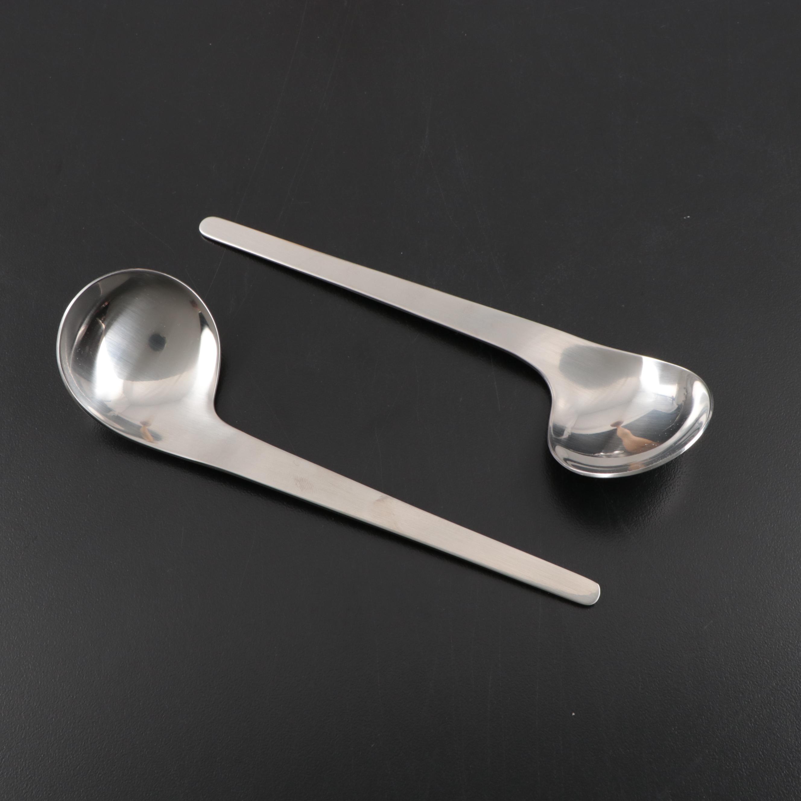 Georg Jensen "Jean Nouvel" and "Arne Jacobsen" Stainless Steel Flatware