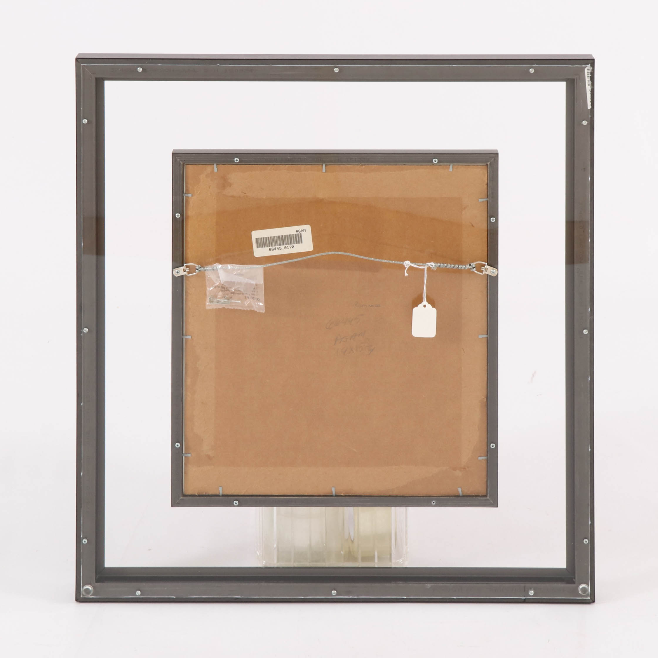 Yaacov Agam Agamograph "Romance," 20th Century