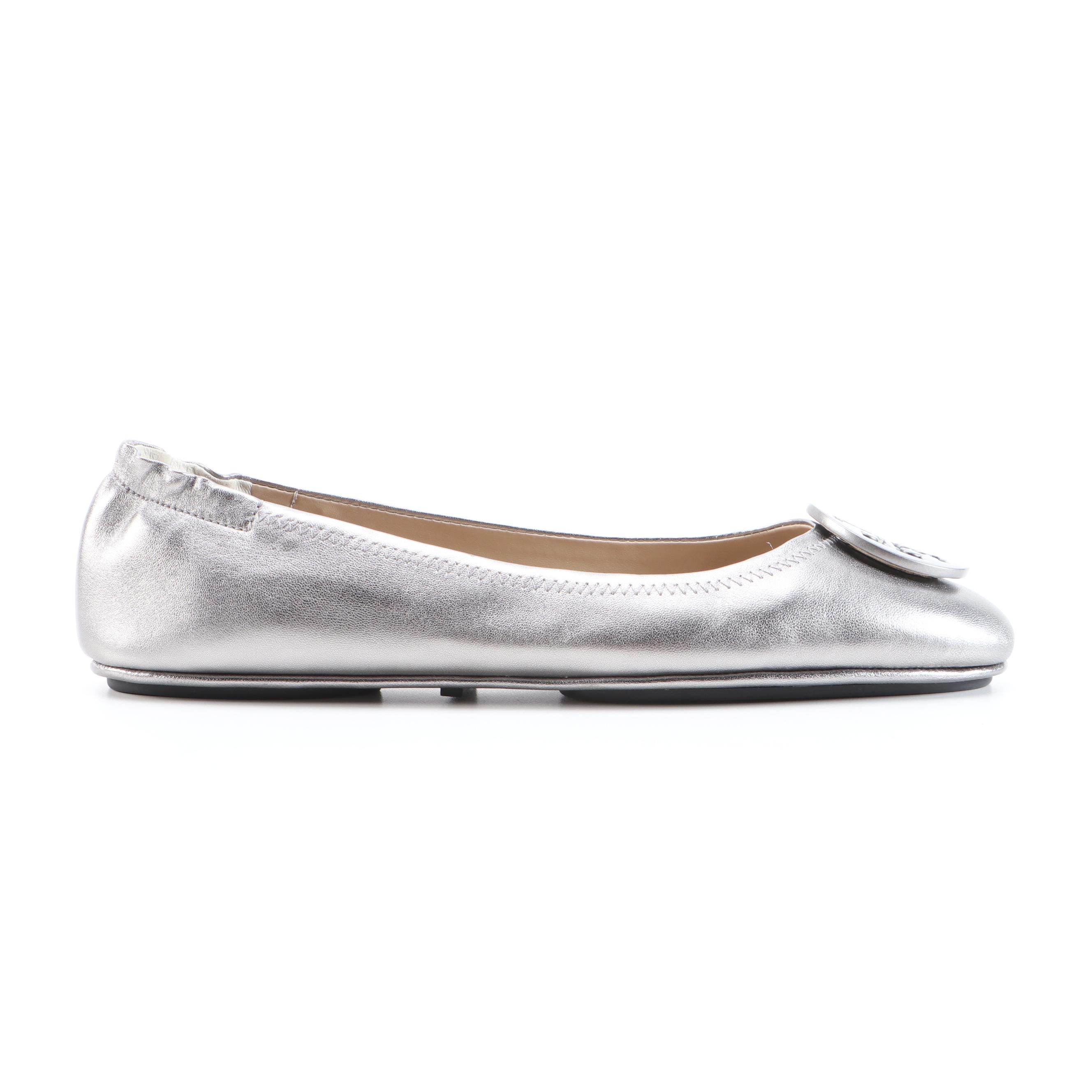 Tory Burch Minnie Ballet Flats and Vanessa Crystal Embellished Flats