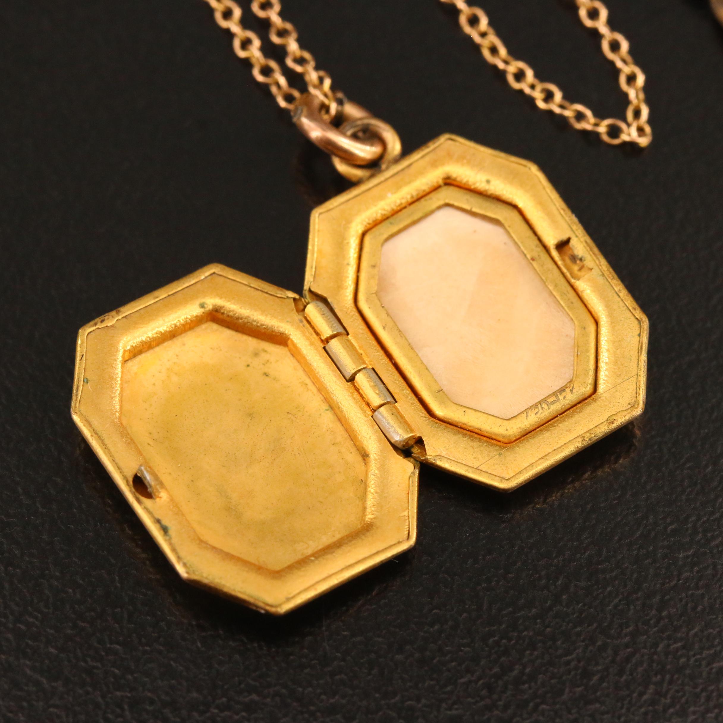 Antique and Vintage Mix of Jewelry Featuring a Miniature Dictionary Pendant