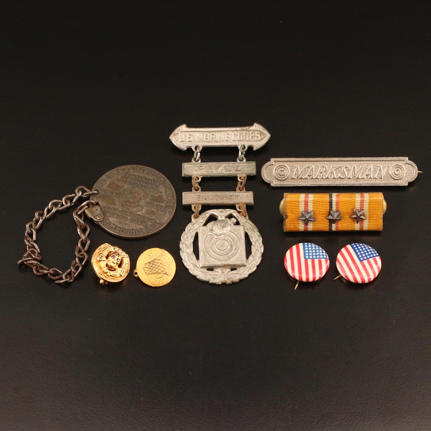 Vintage Military and Emblematic Medals