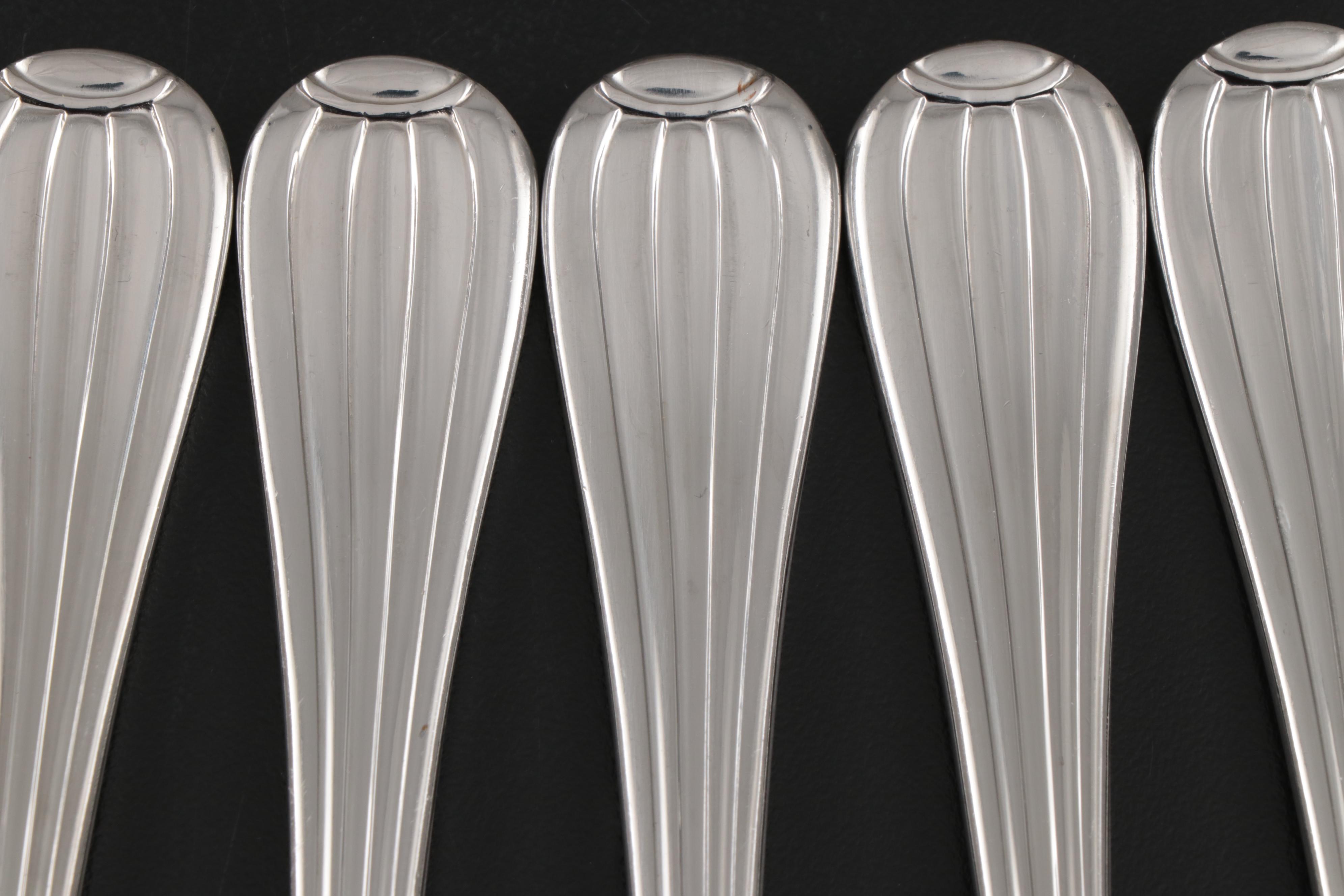 Ricci "Meridiani" and Gorham "Nouveau" 18/10 Stainless Steel Flatware