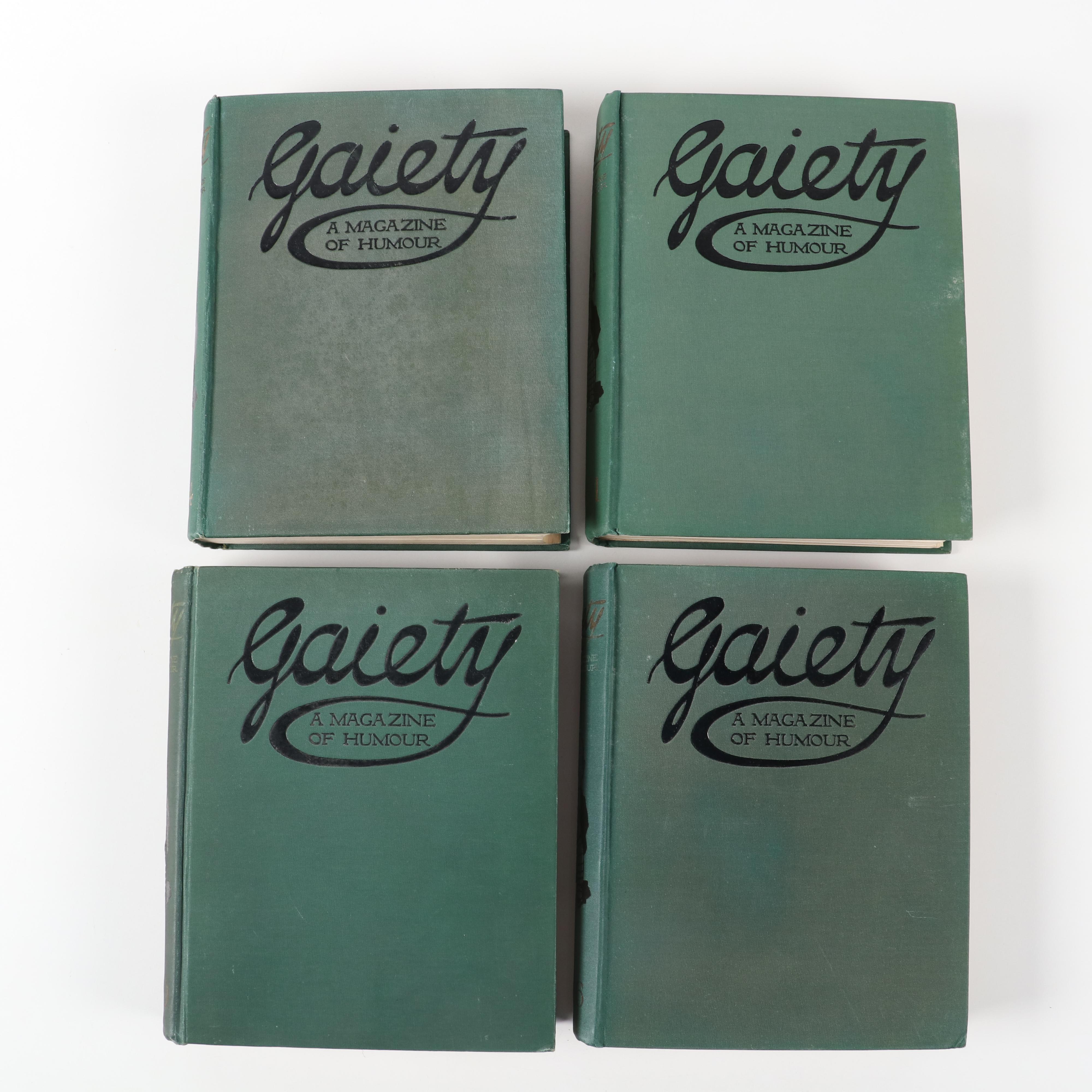 Compilation Books of "Gaiety" and "Punch" Magazines, Early to Mid 20th Century