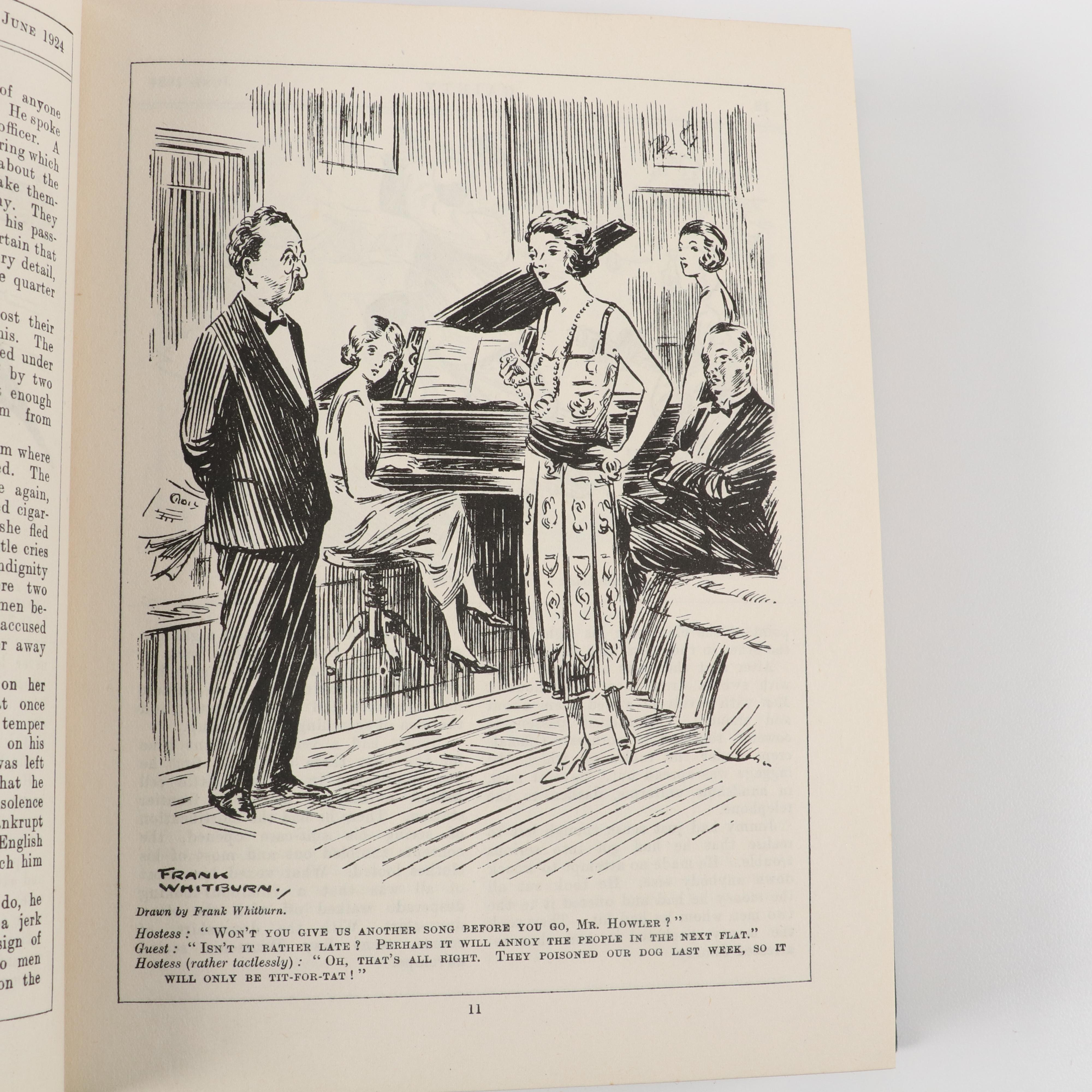 Compilation Books of "Gaiety" and "Punch" Magazines, Early to Mid 20th Century