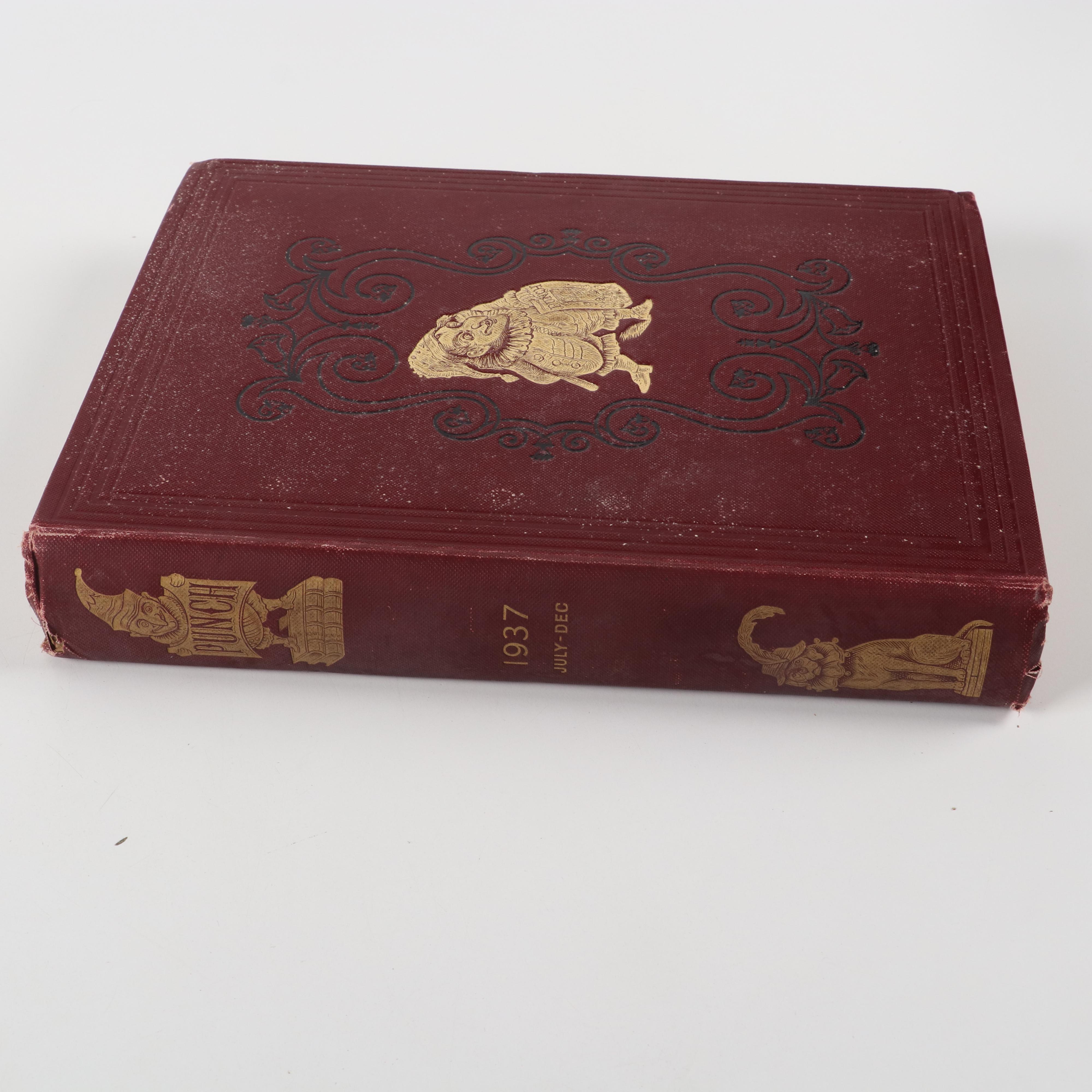 Compilation Books of "Gaiety" and "Punch" Magazines, Early to Mid 20th Century