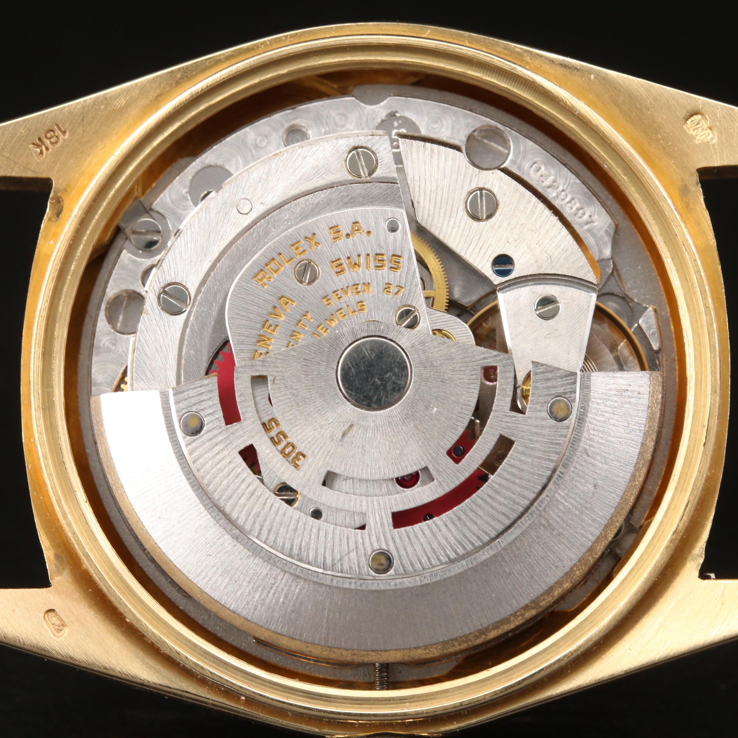 1990 Rolex Day-Date President 18K Gold Automatic Watch