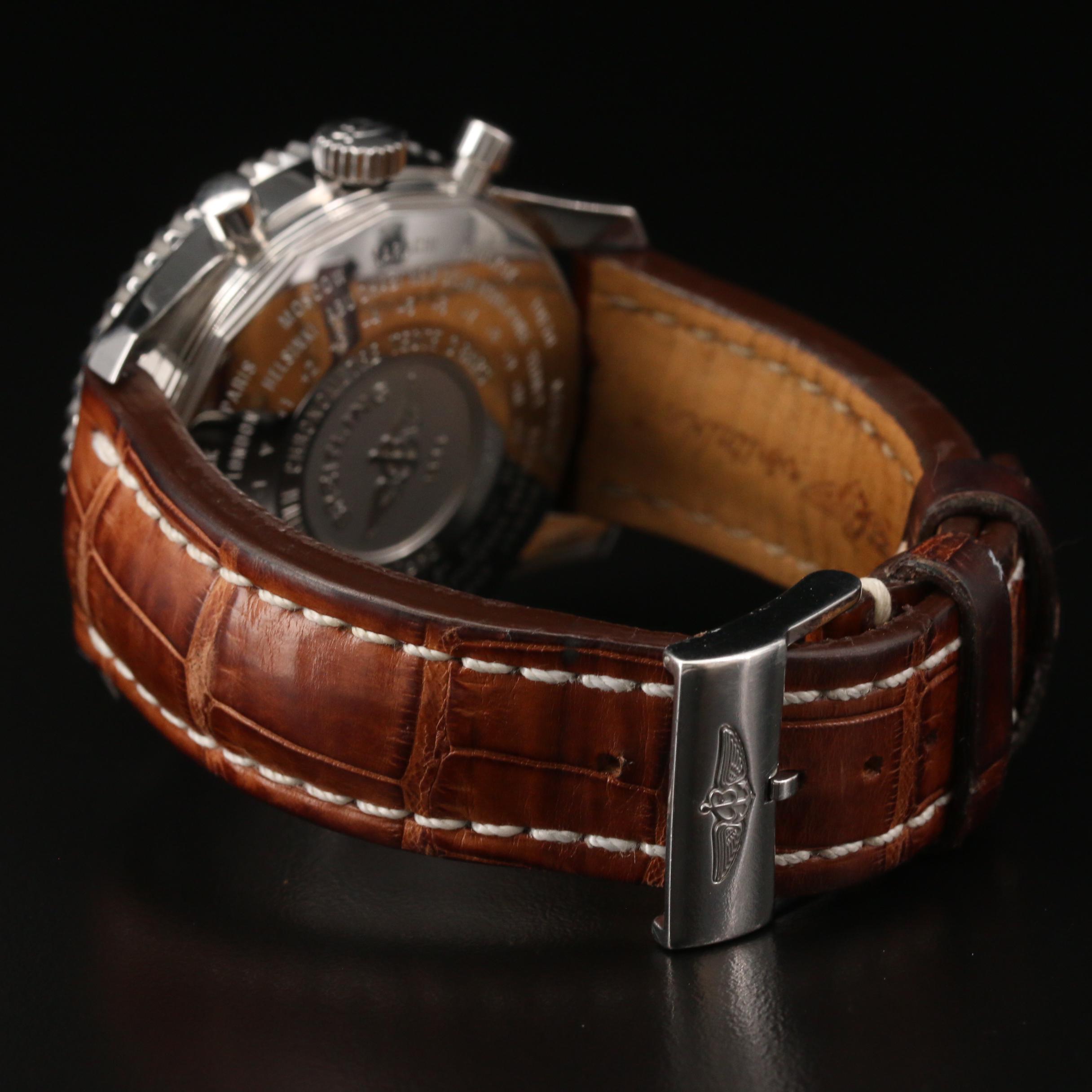 Breitling Navitimer World Stainless Steel Automatic Watch