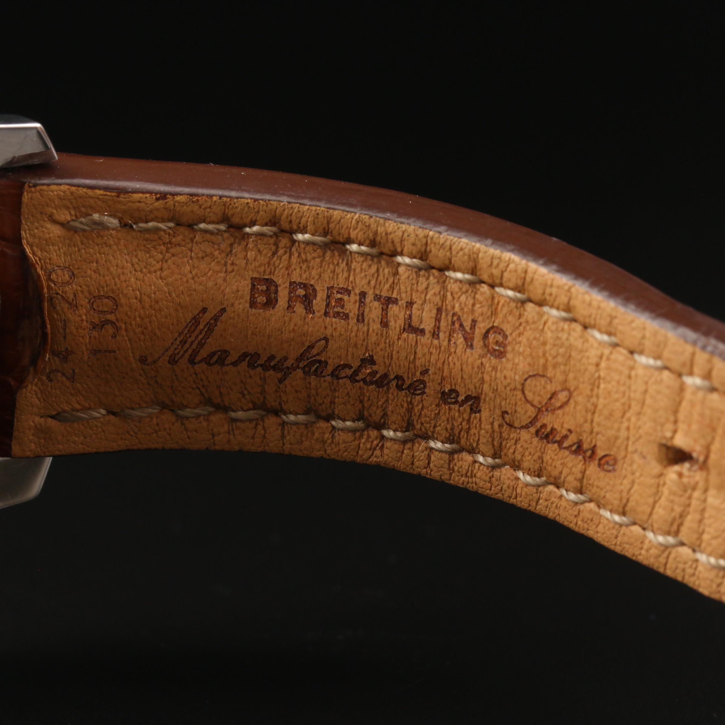 Breitling Navitimer World Stainless Steel Automatic Watch