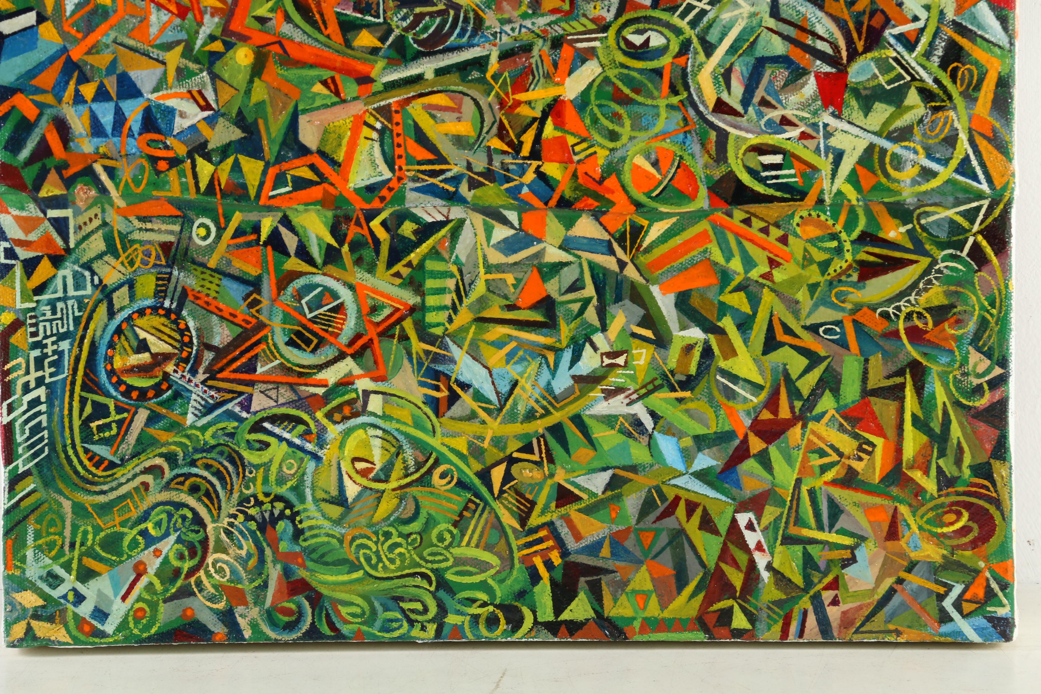 Ryder Henry Oil Painting "Noise #14," 2020