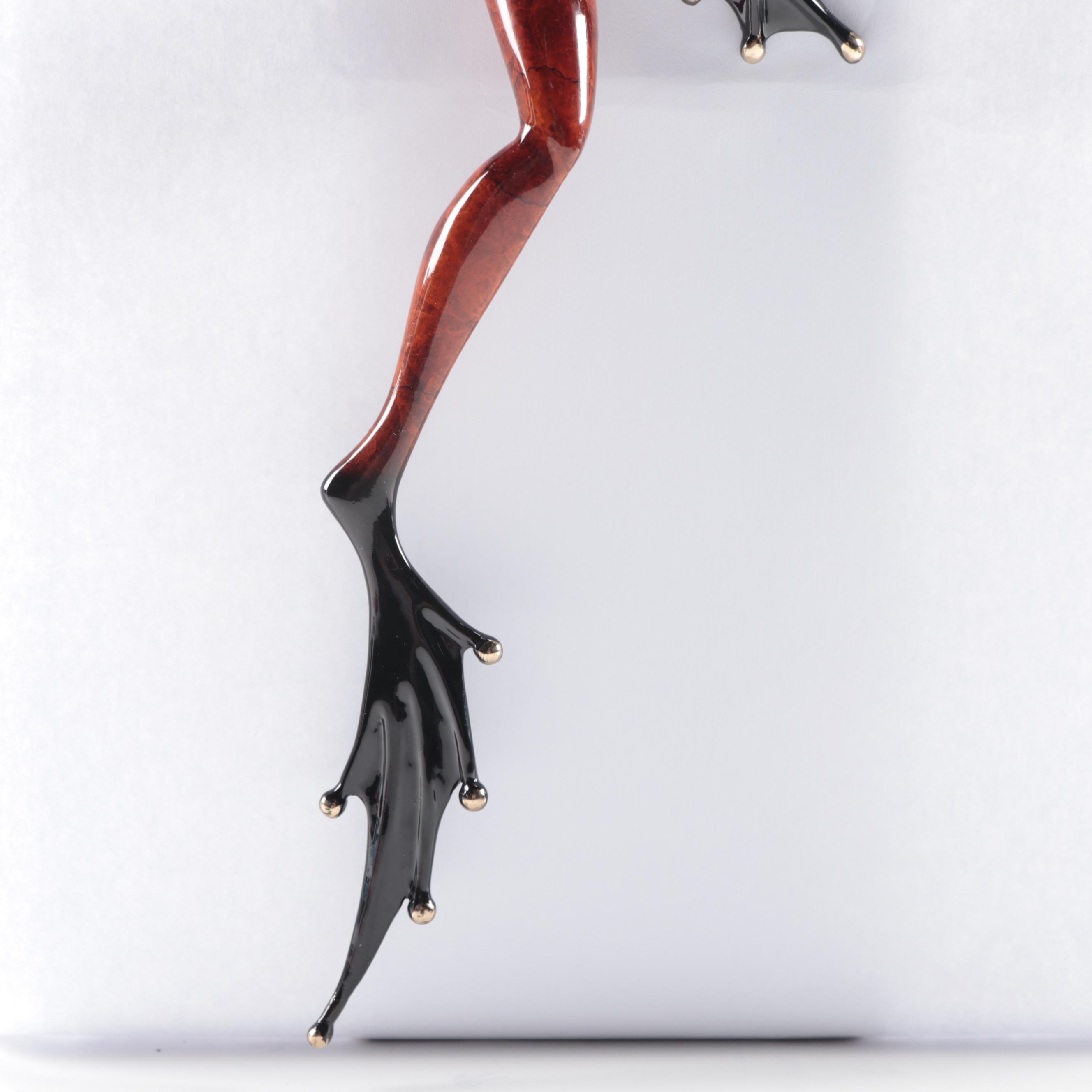 Tim Cotterill "Frogman" Cast Bronze Sculpture "Hung Over"