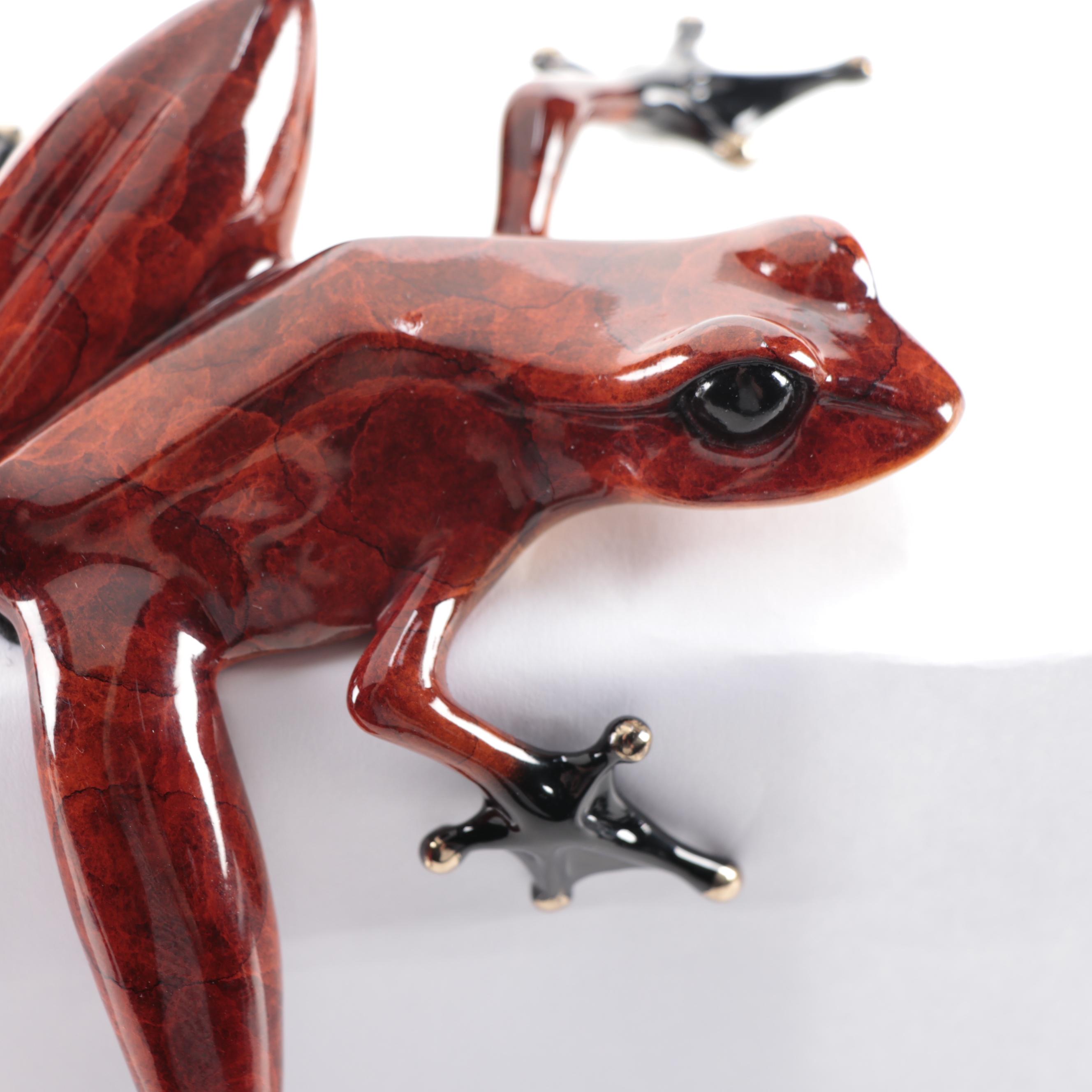 Tim Cotterill "Frogman" Cast Bronze Sculpture "Hung Over"