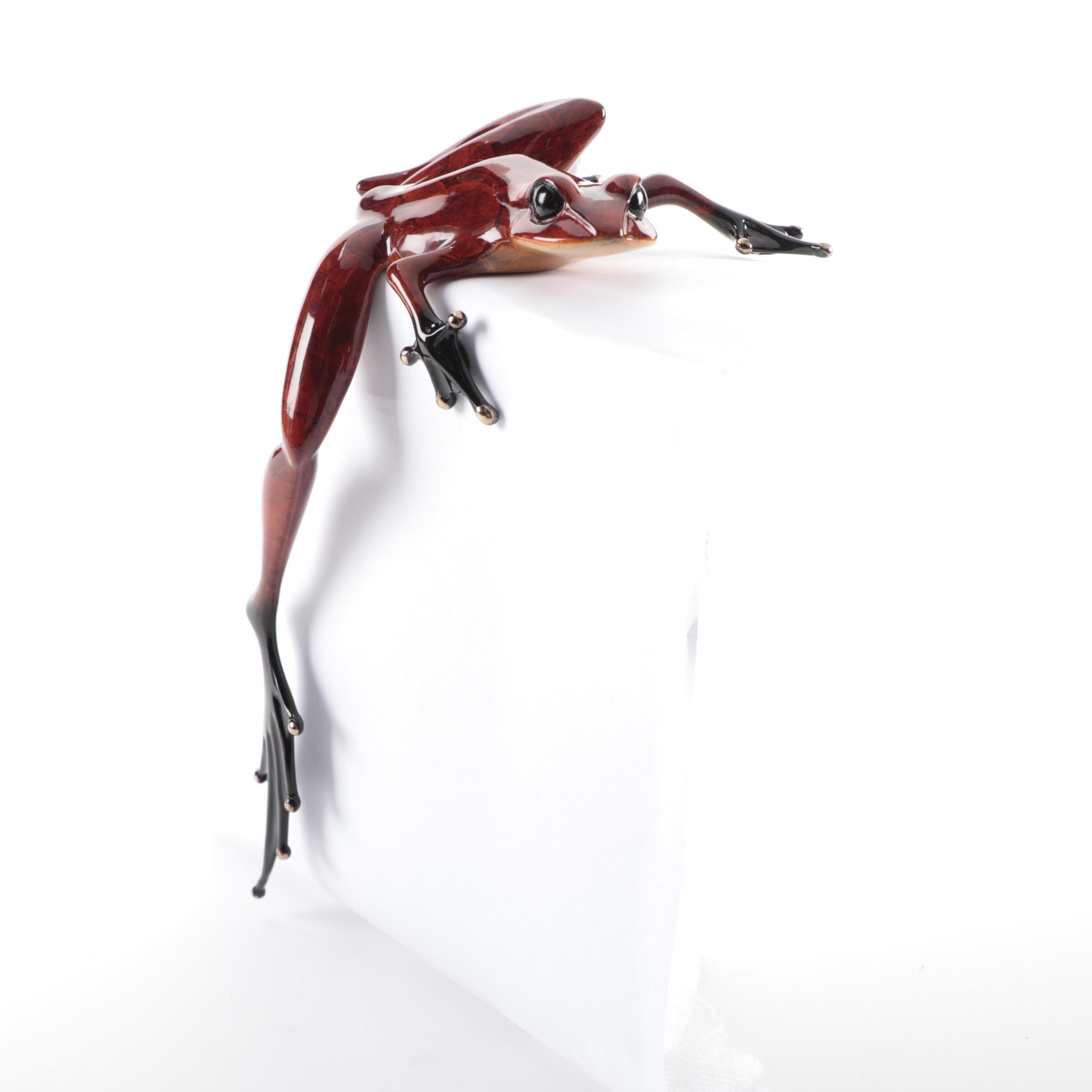 Tim Cotterill "Frogman" Cast Bronze Sculpture "Hung Over"