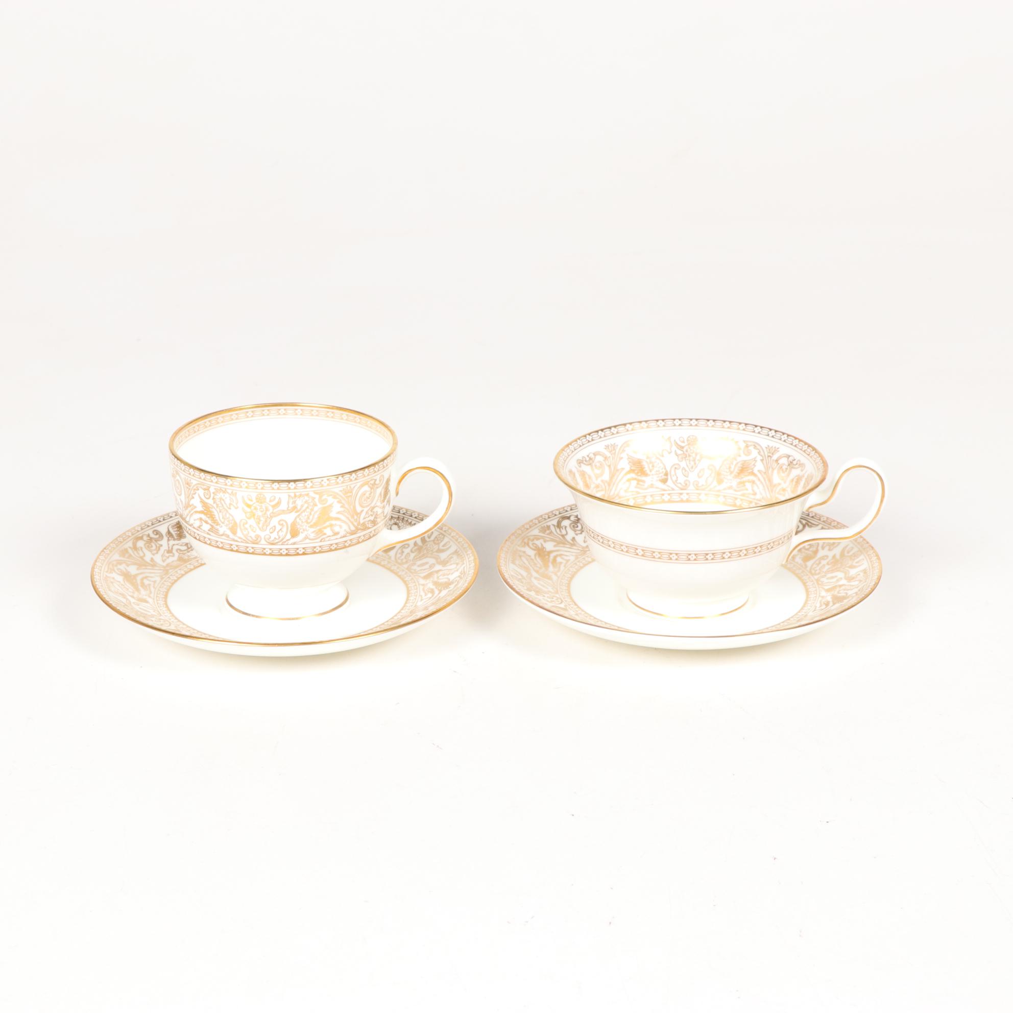 Wedgwood "Florentine Gold" Bone China Dinnerware, 1961–1986