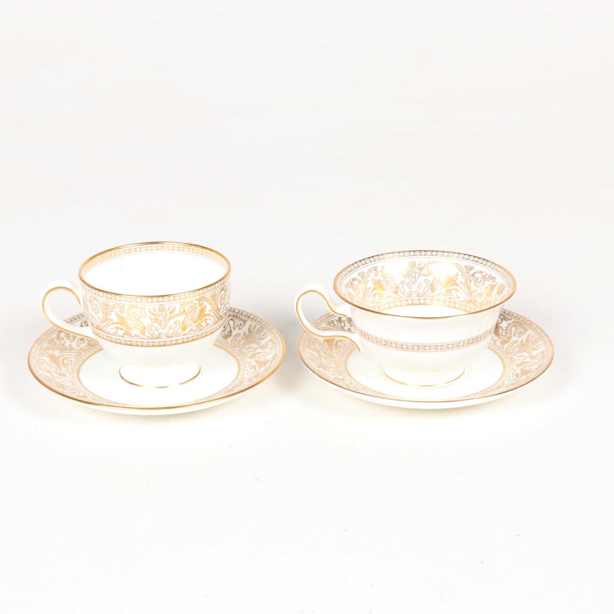 Wedgwood "Florentine Gold" Bone China Dinnerware, 1961–1986