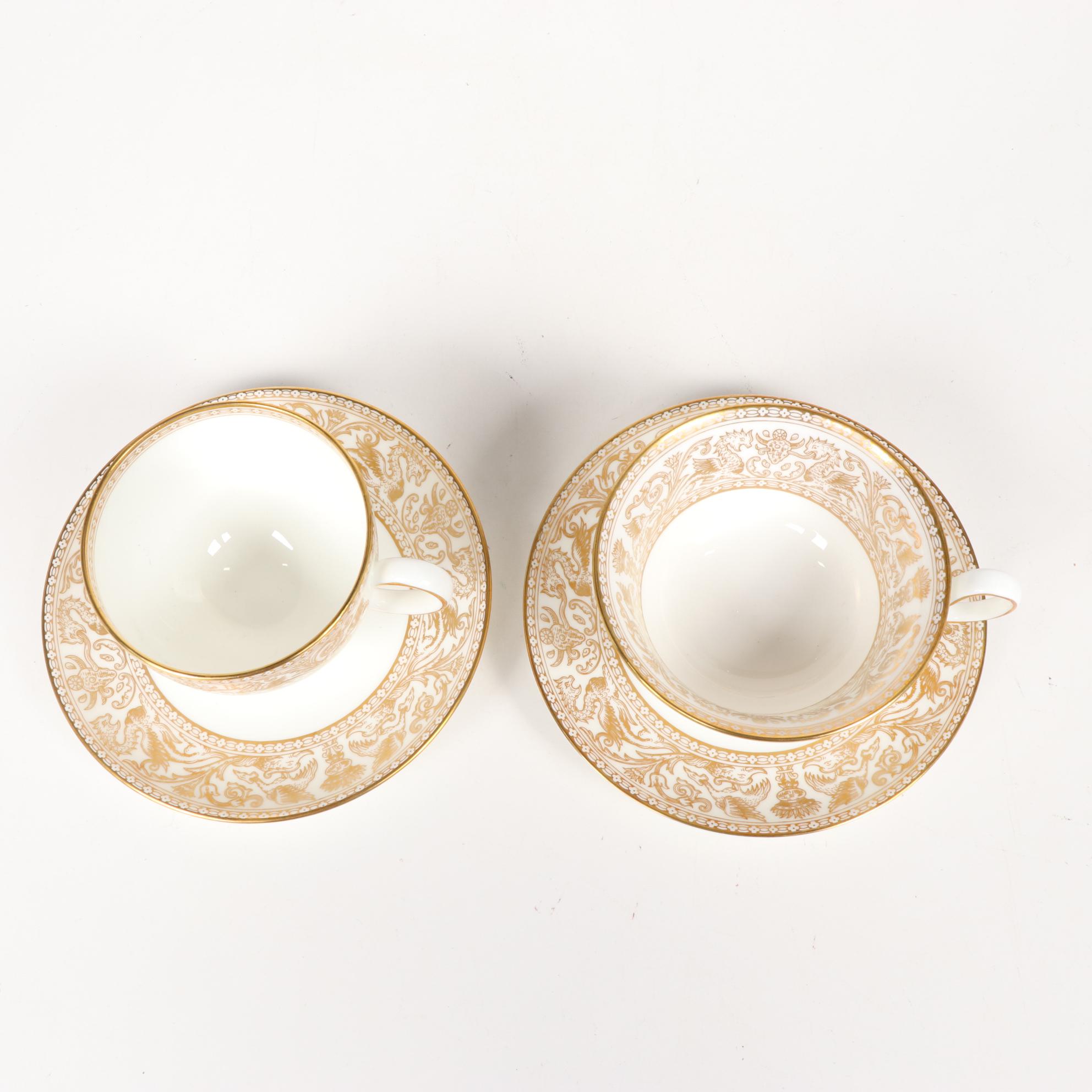 Wedgwood "Florentine Gold" Bone China Dinnerware, 1961–1986