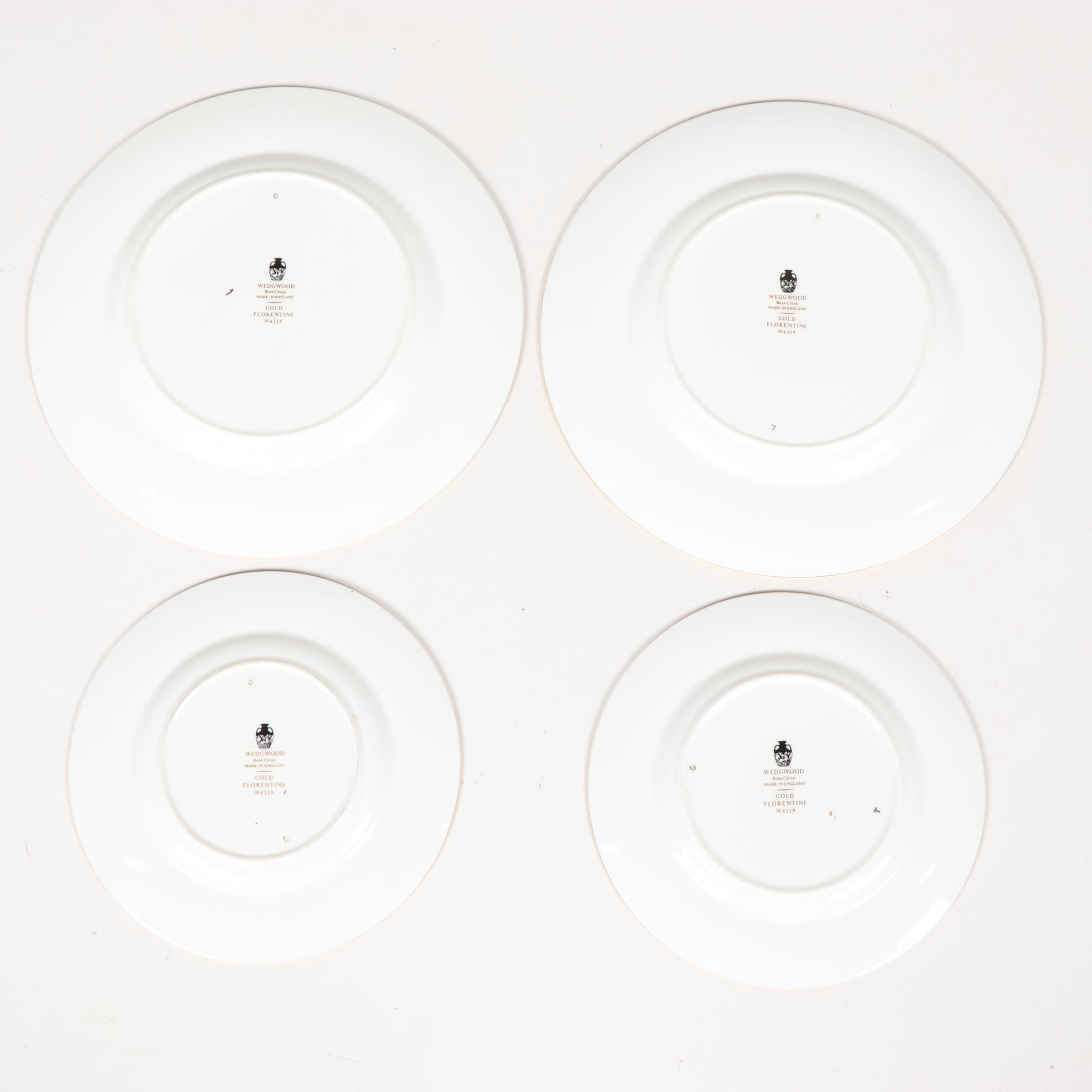 Wedgwood "Florentine Gold" Bone China Dinnerware, 1961–1986