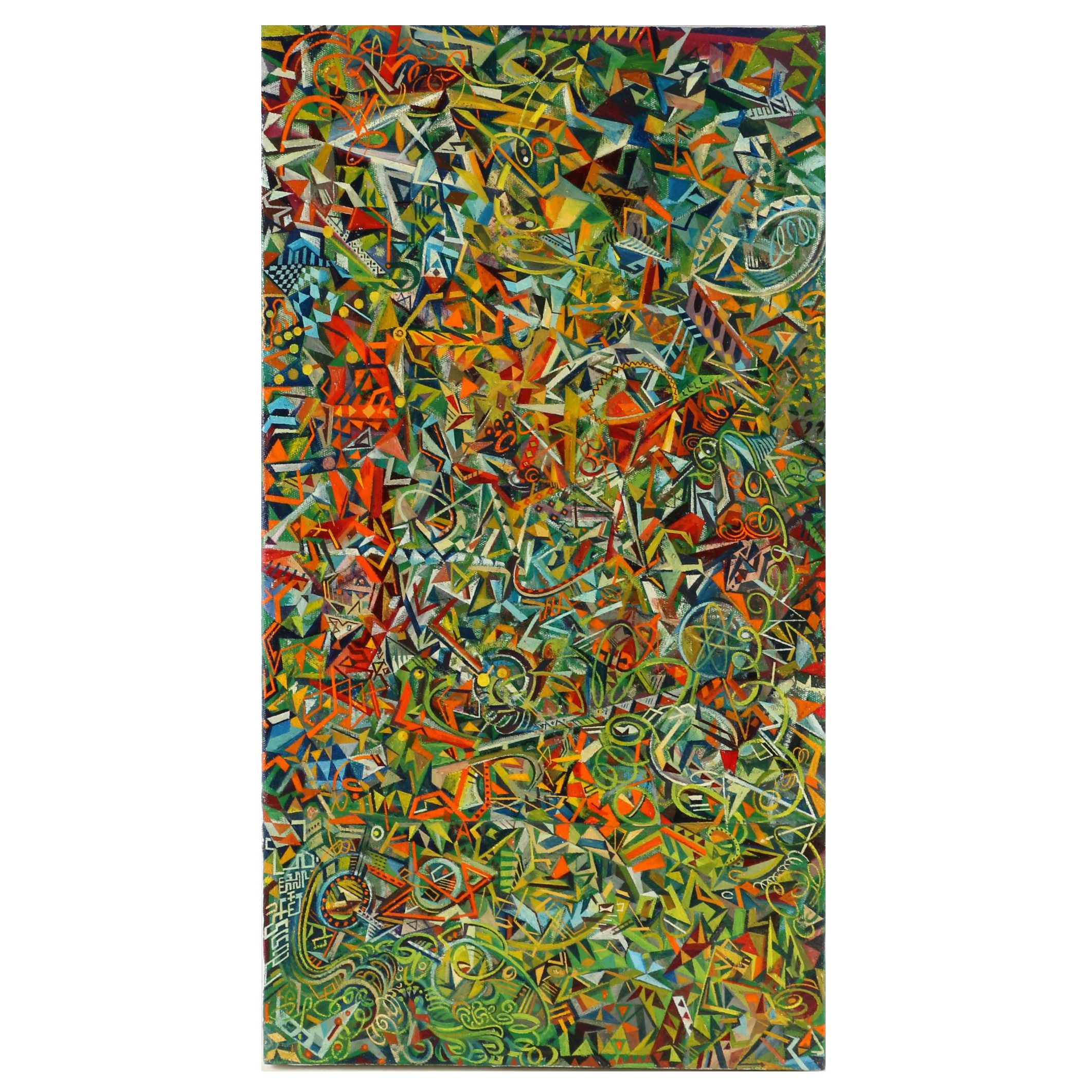 Ryder Henry Oil Painting "Noise #14," 2020