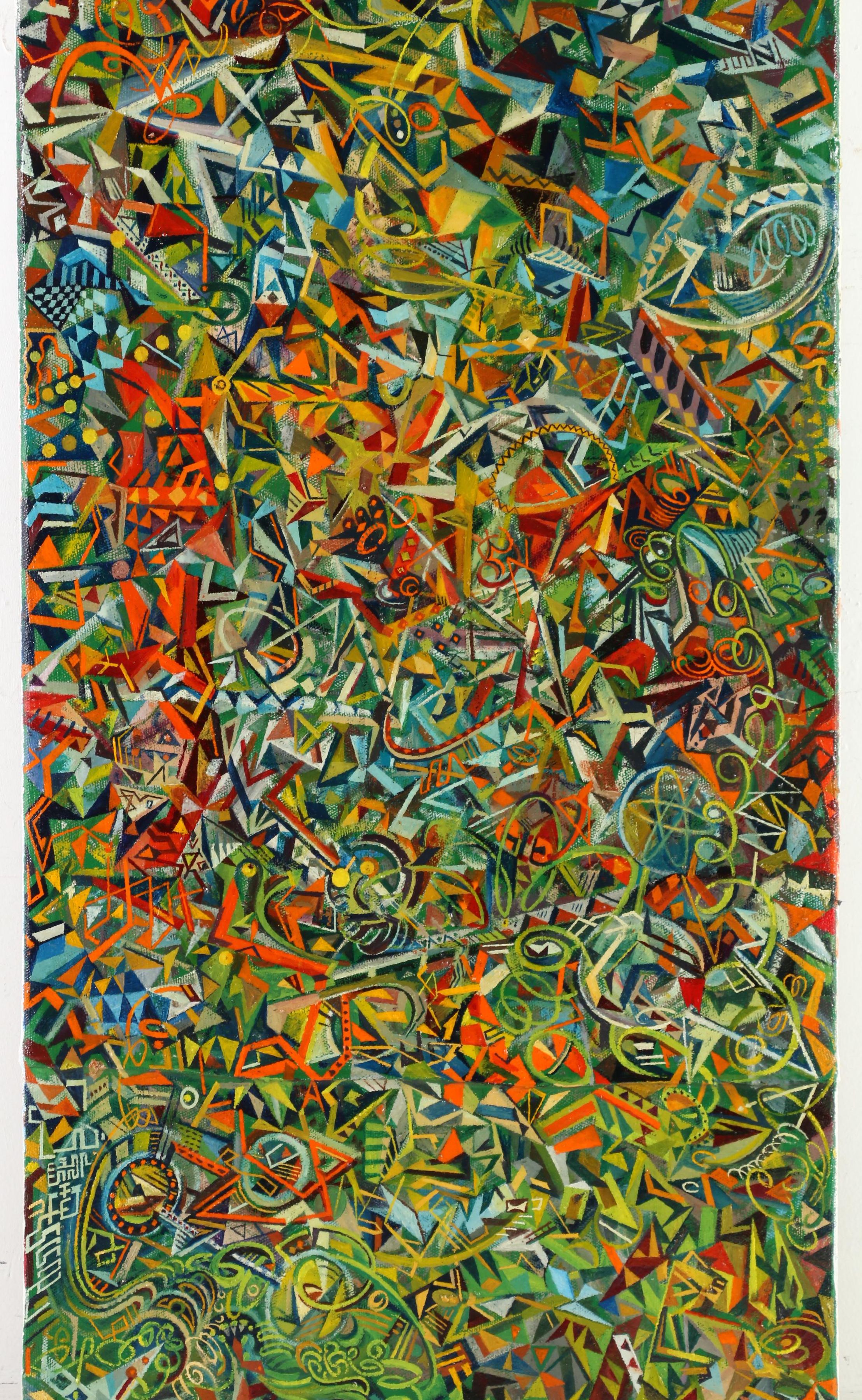 Ryder Henry Oil Painting "Noise #14," 2020