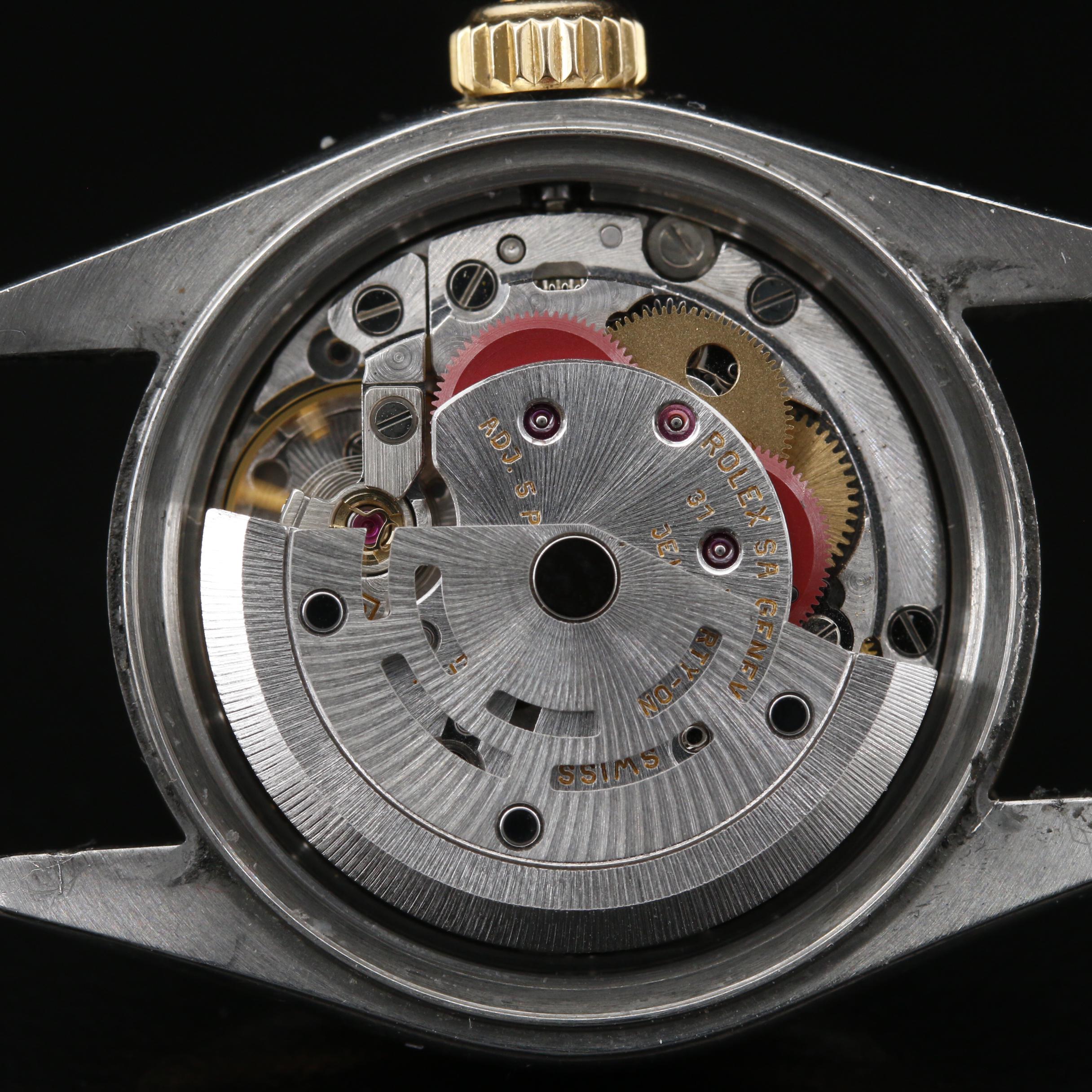 Rolex Datejust 18K and Stainless Steel Watch with Factory Diamond Dial