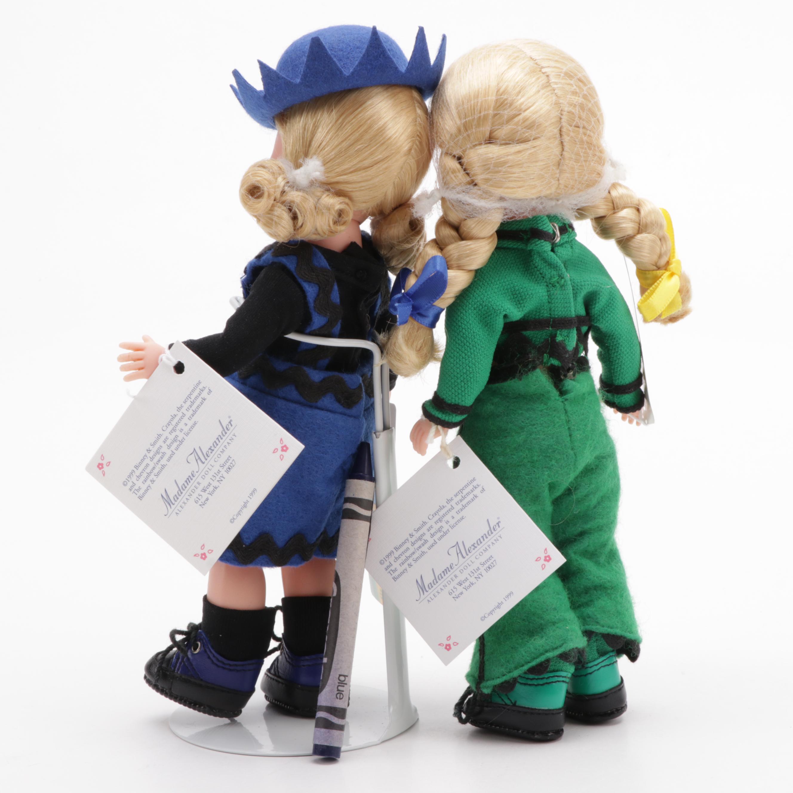 Madame Alexander Dolls, Including "Crayola Blue" and More