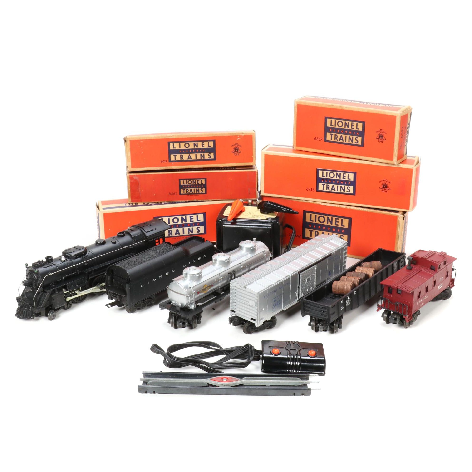 Lionel O Scale 1505WS Freight Train Set with Steam Locomotive, Mid 20th Century