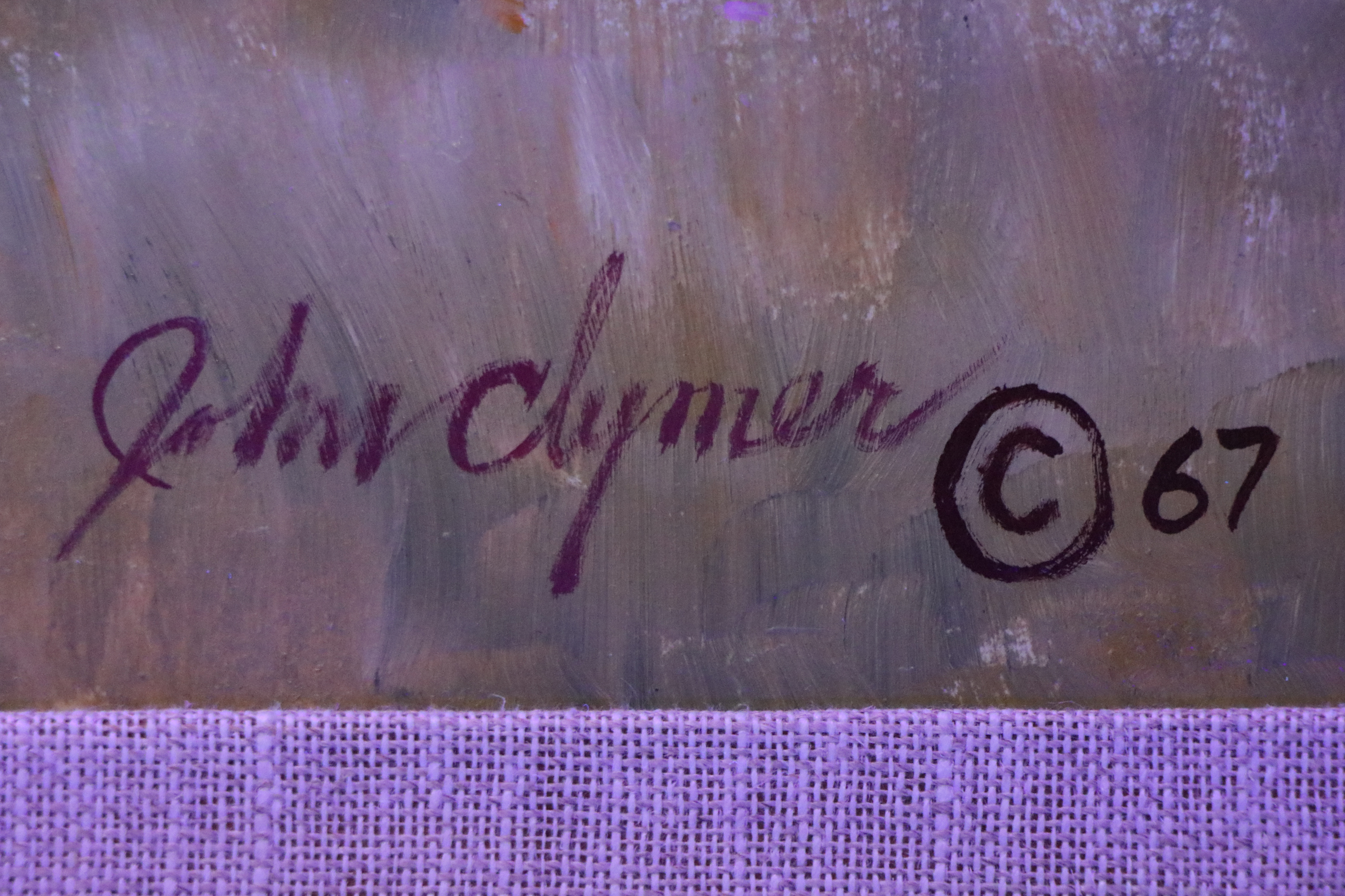 John F. Clymer Oil Painting "The Oregon Trail," 1967