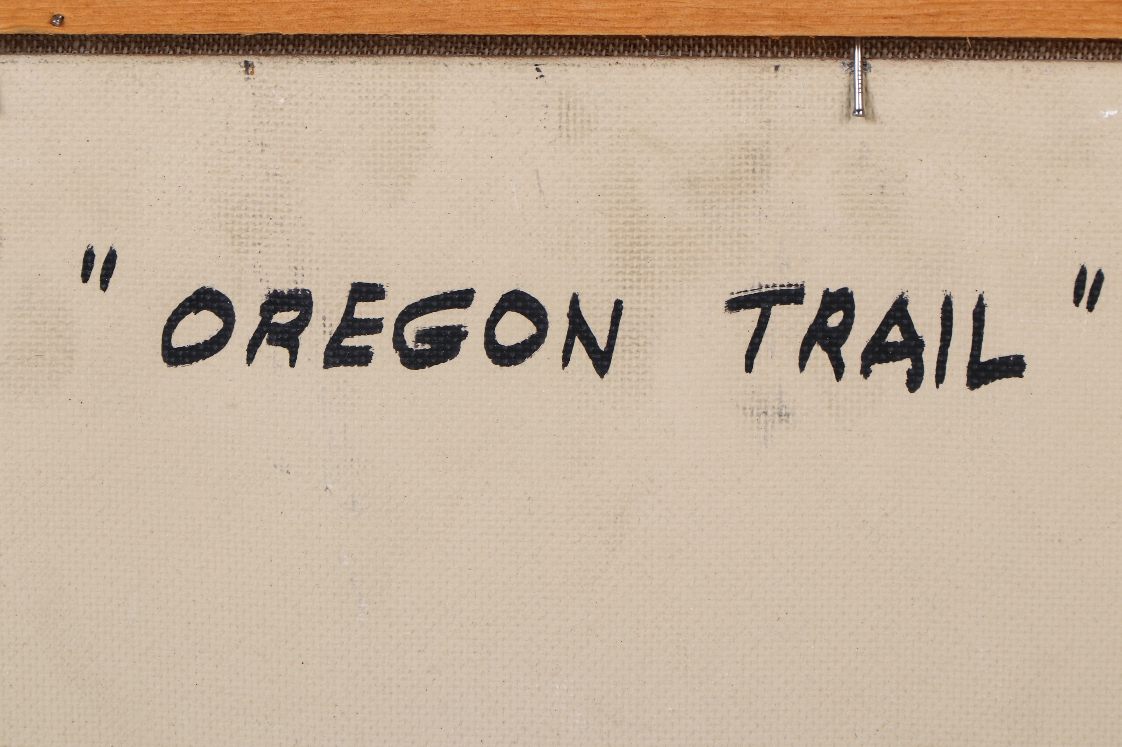 John F. Clymer Oil Painting "The Oregon Trail," 1967