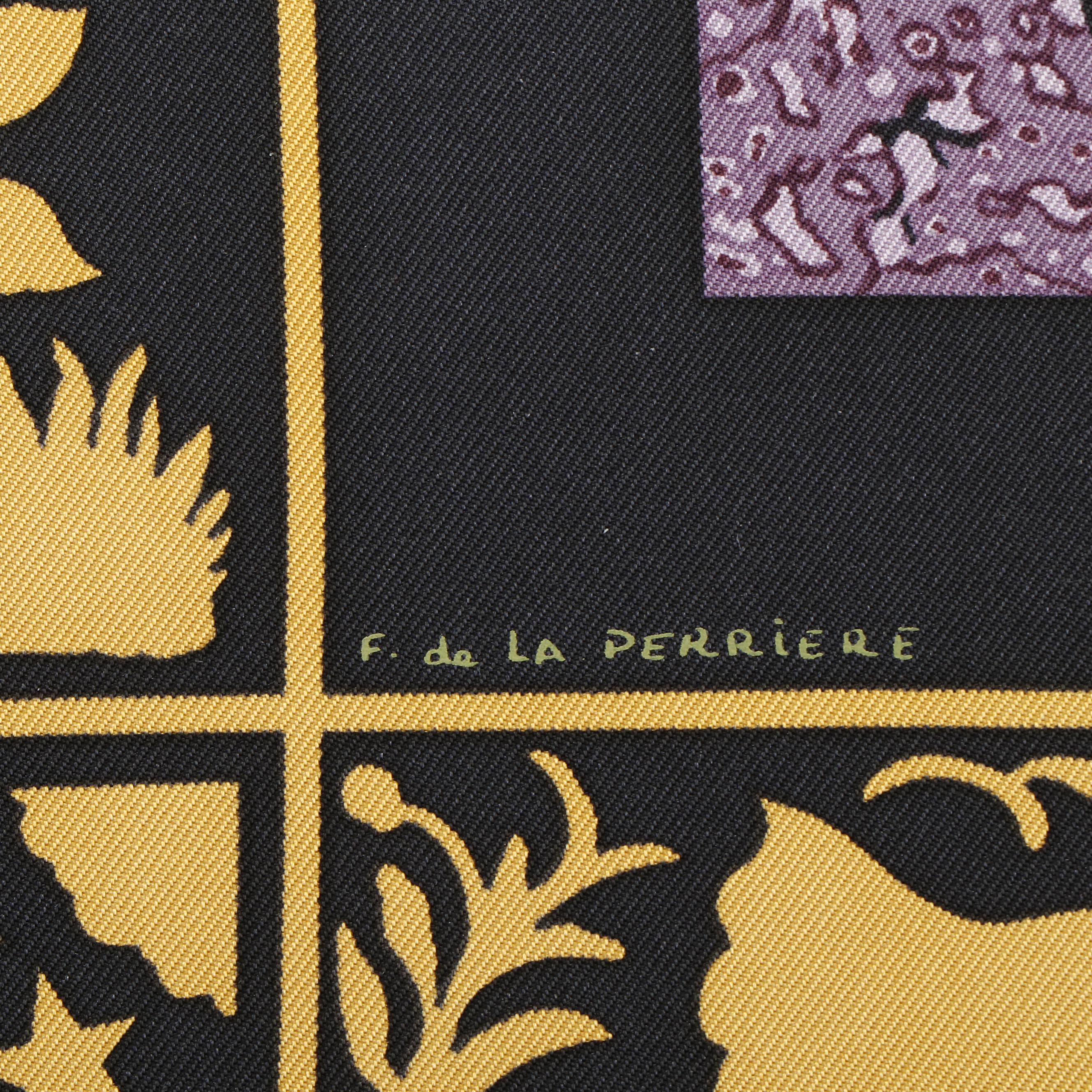 Hermès "Early America" Silk Twill Scarf