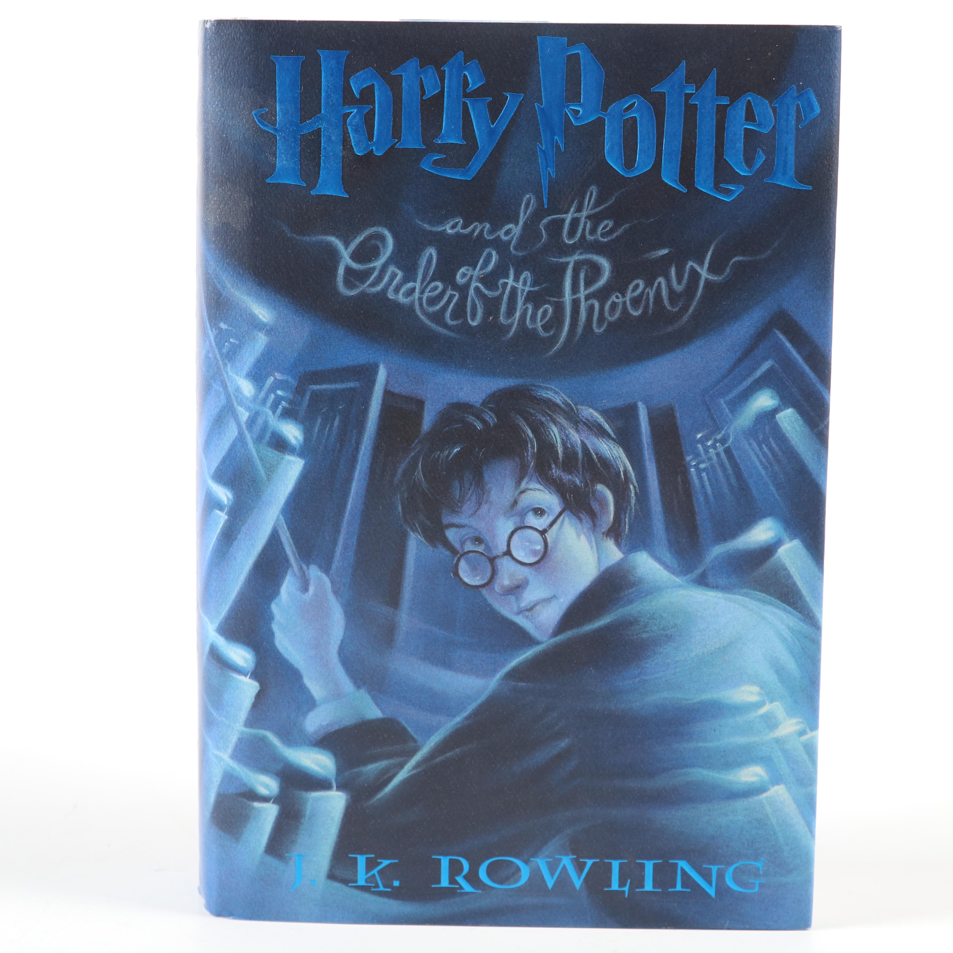 Partial First American Edition "Harry Potter" Series by J. K. Rowling