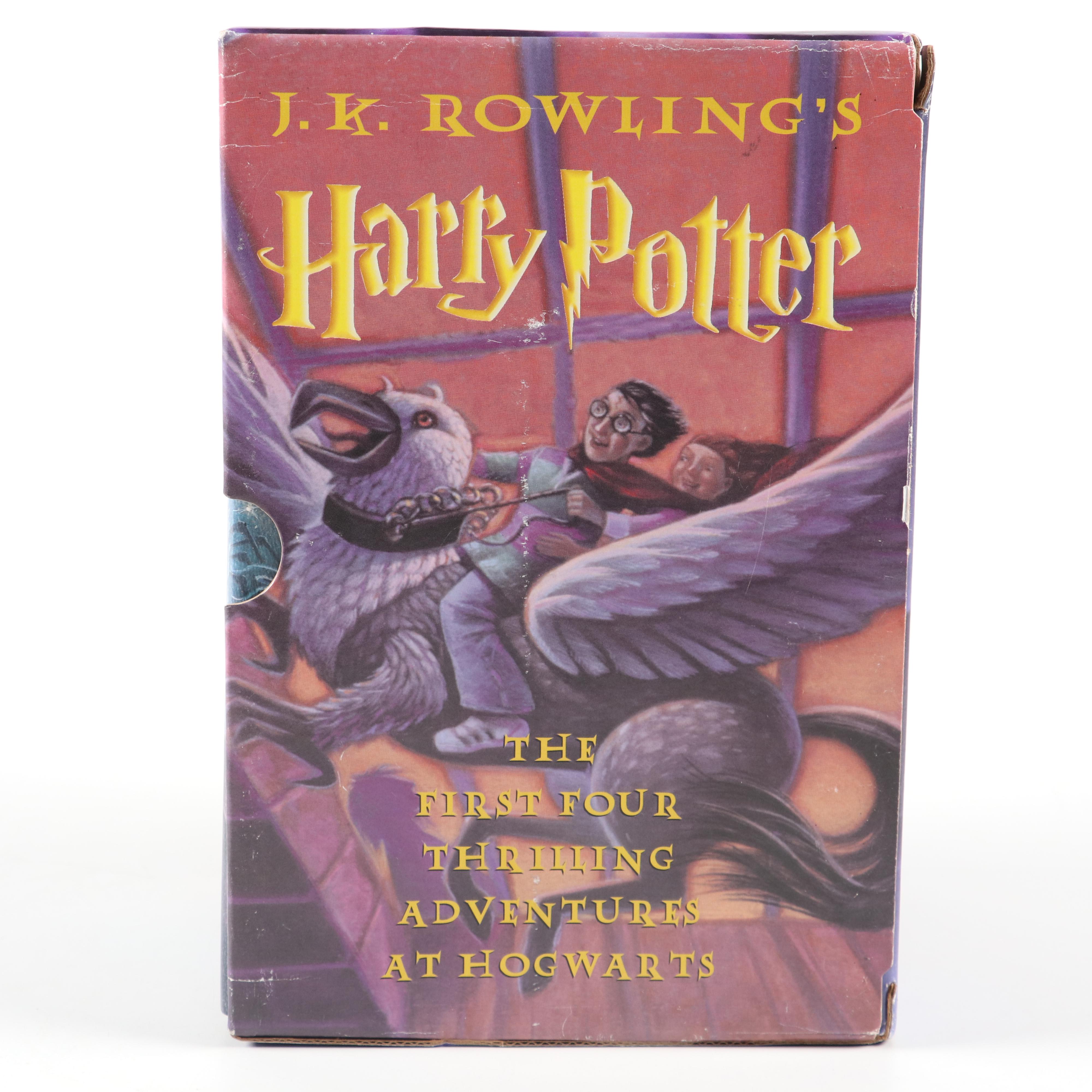 Partial First American Edition "Harry Potter" Series by J. K. Rowling