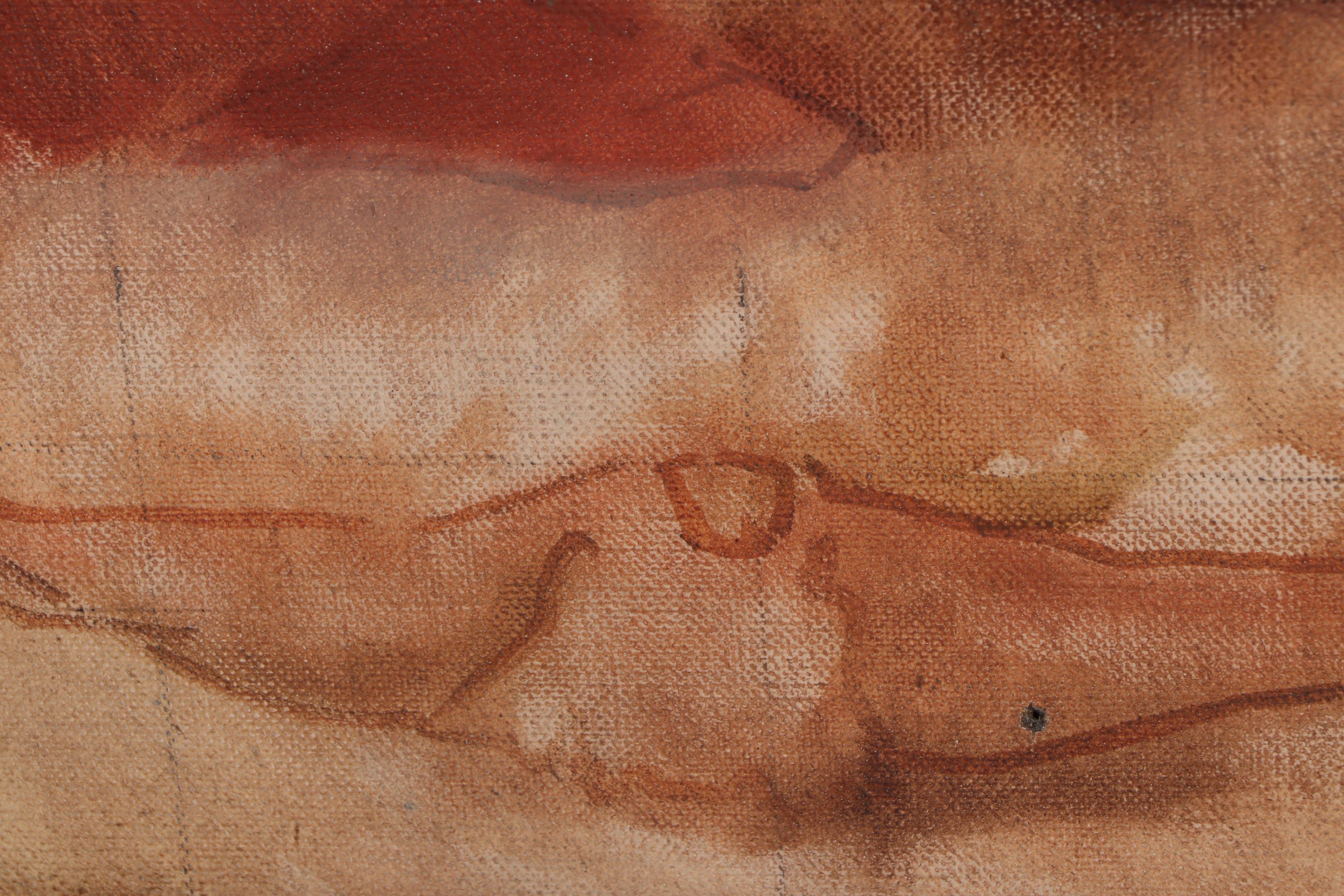 Frank Duveneck Oil Painting "Columbus before the Council of Salamanca," 1886