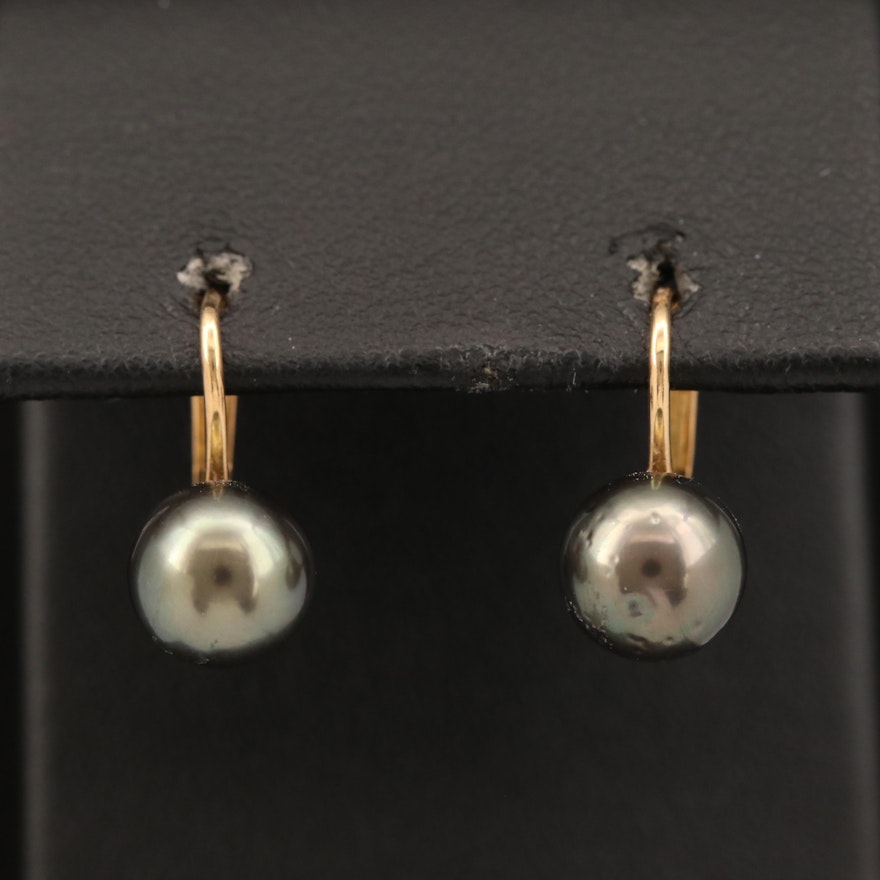 18K Pearl Earrings