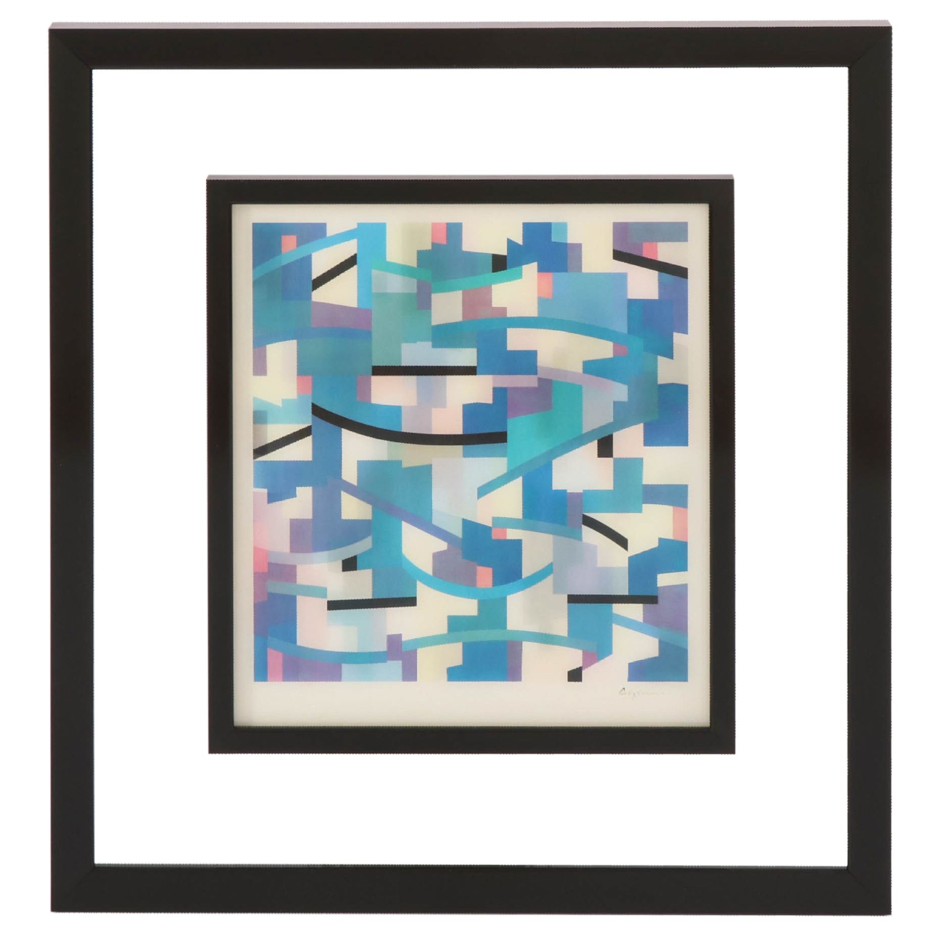 Yaacov Agam Agamograph "Romance," 20th Century