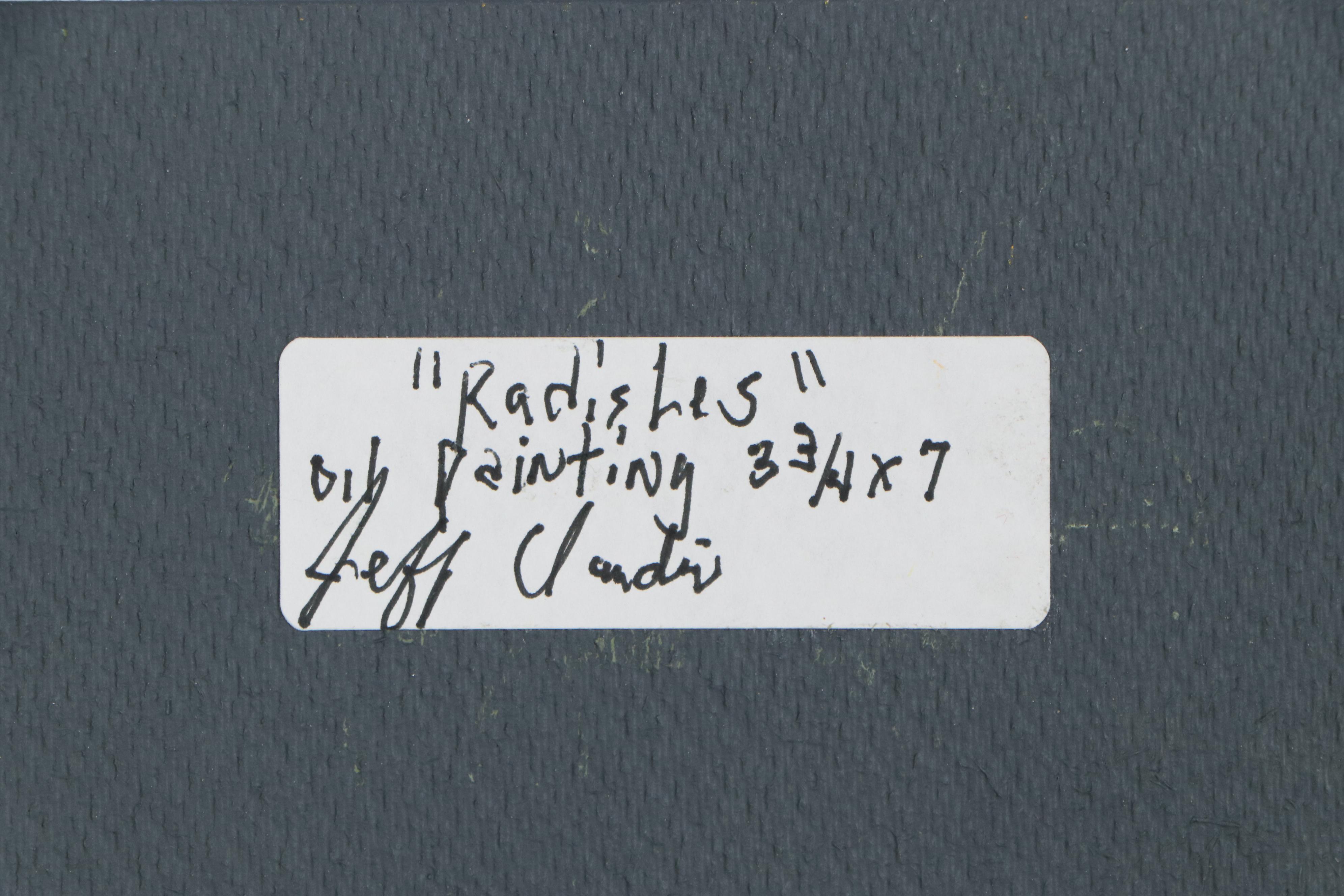 Jeff Claudio Oil Painting "Radishes"